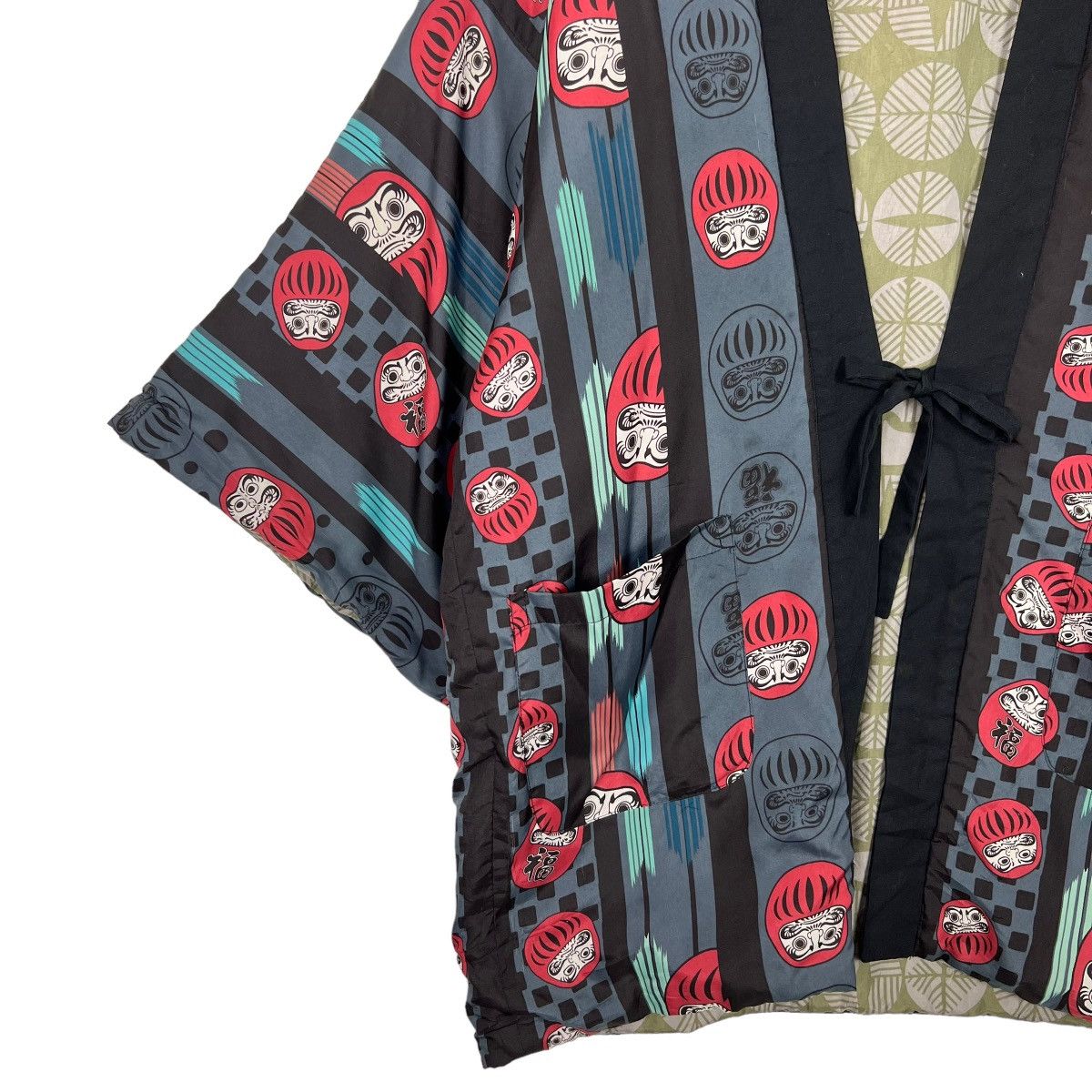 Japanese Brand × Traditional Weatherwear 🔥 VINTAGE JAPANESE CLASSIC MOTIVE CARDIGAN KIMONO HANTEN Size US M / EU 48-50 / 2 - 3 Thumbnail
