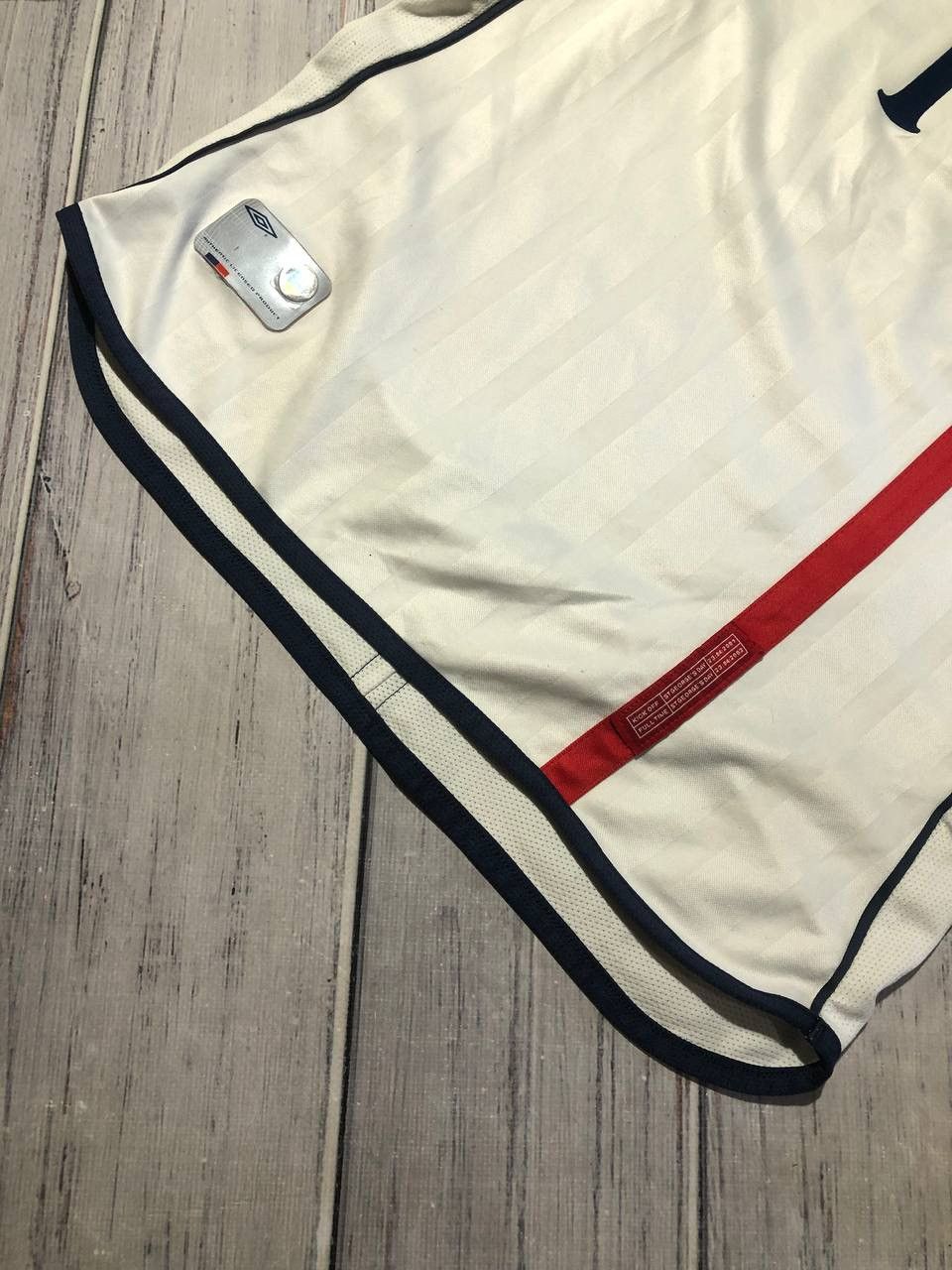 Umbro England 2001 2003 Owen #10 Home Shirt Jersey Long Sleeve Size US S / EU 44-46 / 1 - 16 Thumbnail