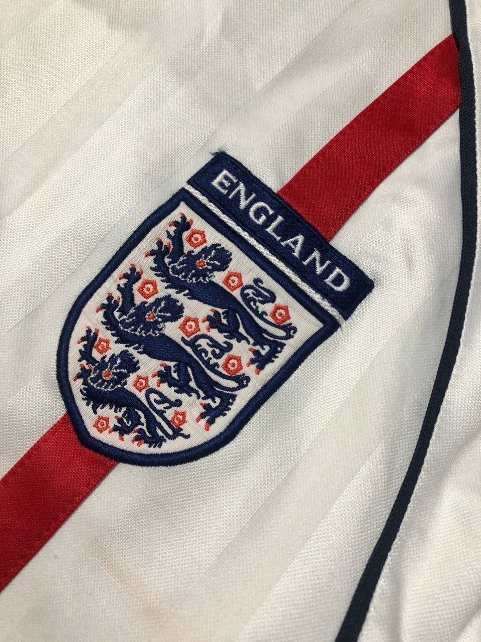 Umbro England 2001 2003 Owen #10 Home Shirt Jersey Long Sleeve Size US S / EU 44-46 / 1 - 14 Thumbnail