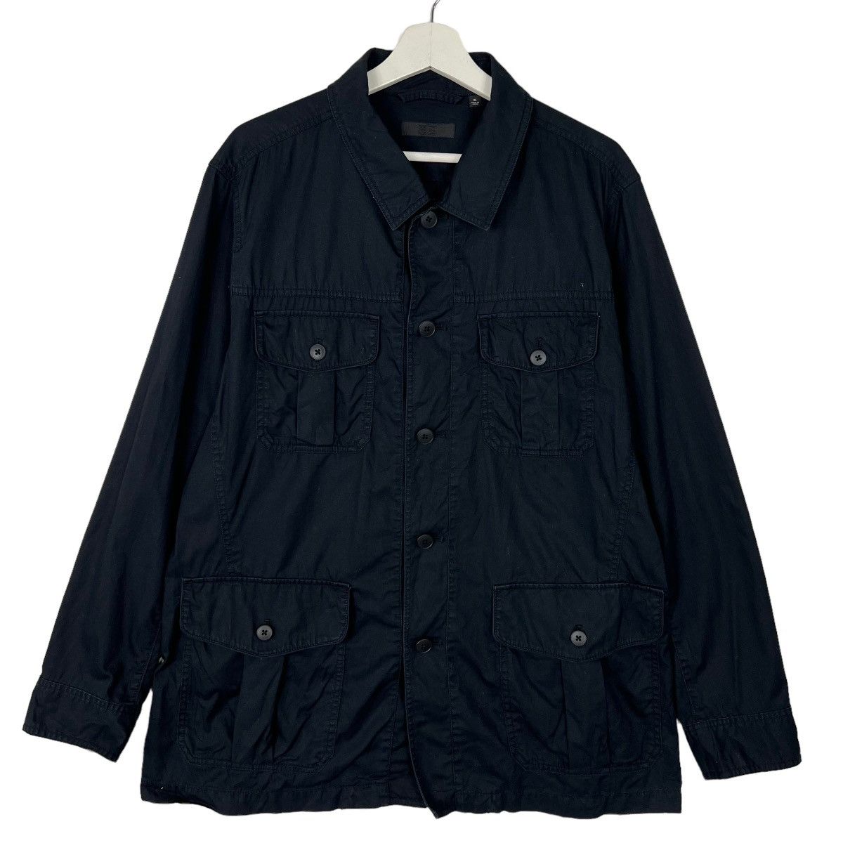Japanese Brand 🔥 BLACK SHADOW UNIQLO CHORE JACKET FOUR POCKET CARGO Size US XL / EU 56 / 4 - 2 Thumbnail