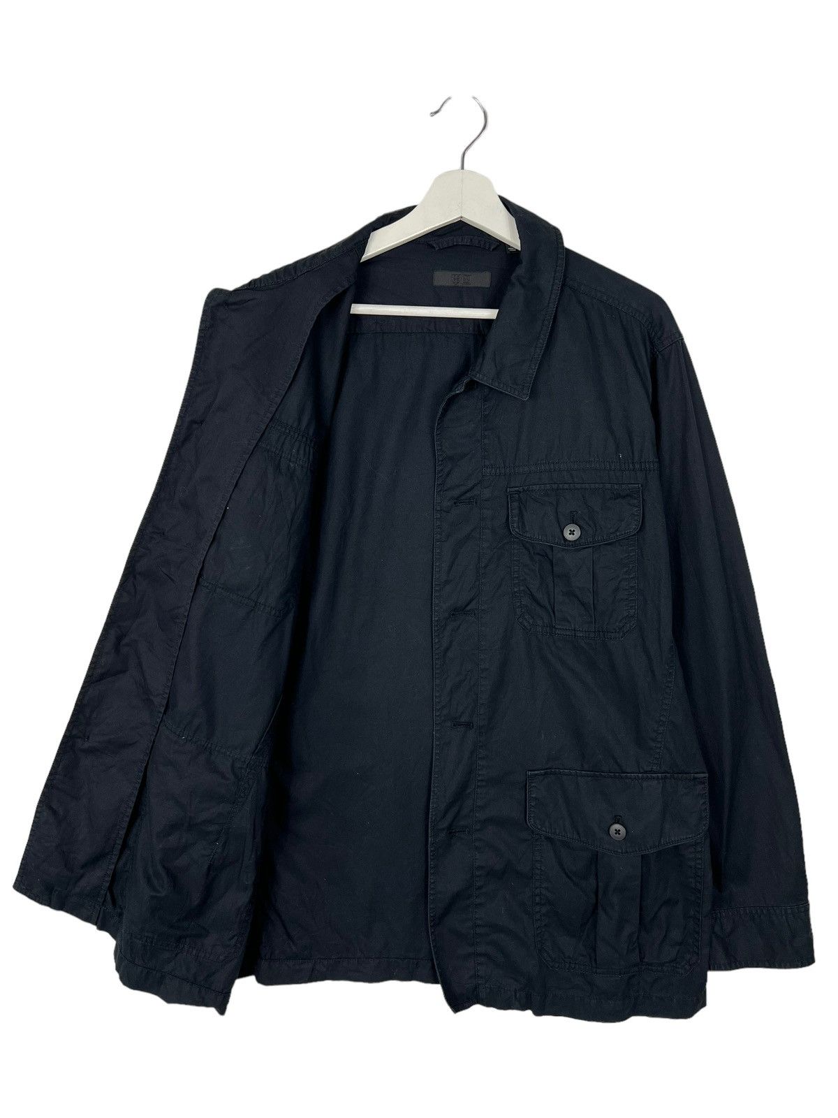 Japanese Brand 🔥 BLACK SHADOW UNIQLO CHORE JACKET FOUR POCKET CARGO Size US XL / EU 56 / 4 - 6 Thumbnail