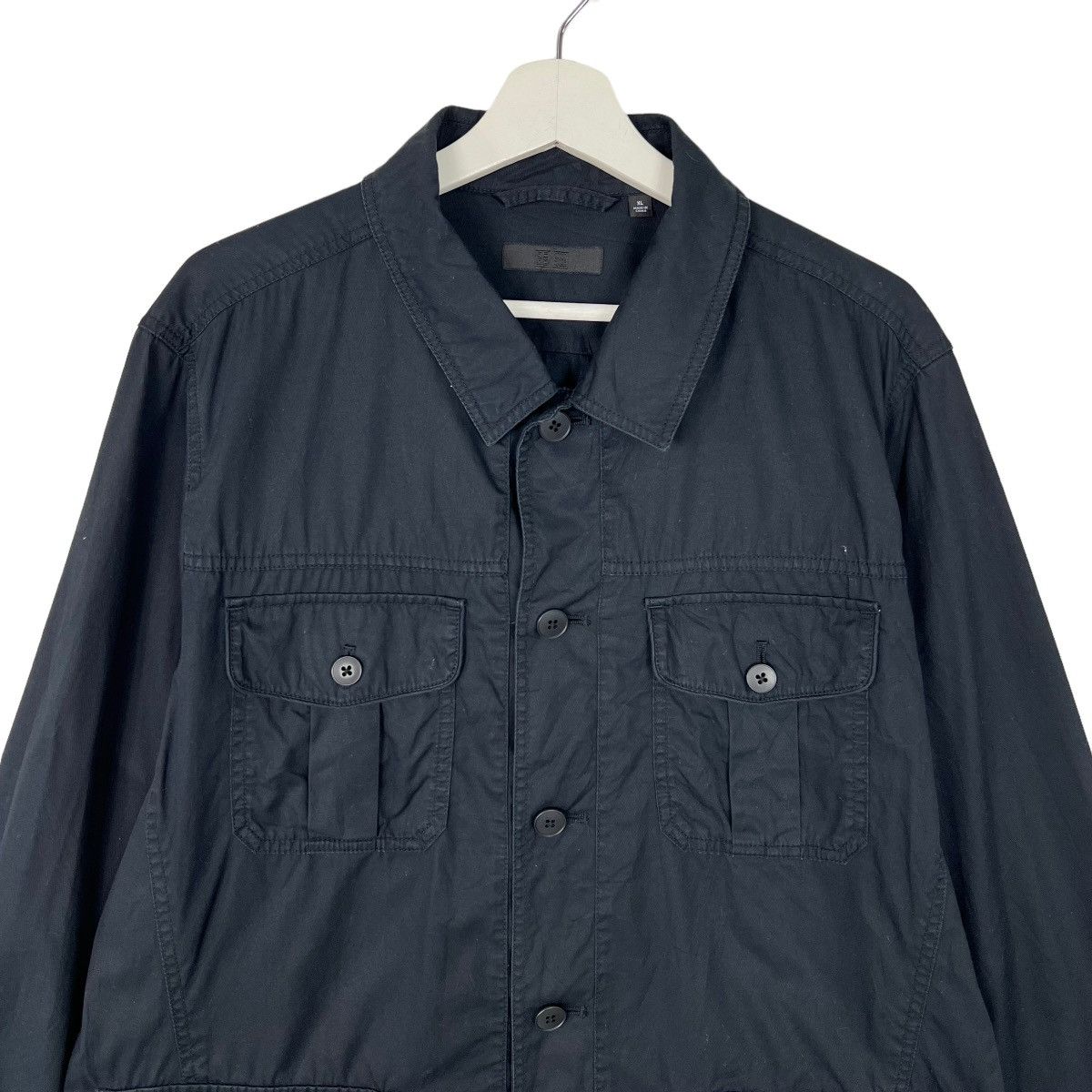 Japanese Brand 🔥 BLACK SHADOW UNIQLO CHORE JACKET FOUR POCKET CARGO Size US XL / EU 56 / 4 - 4 Thumbnail