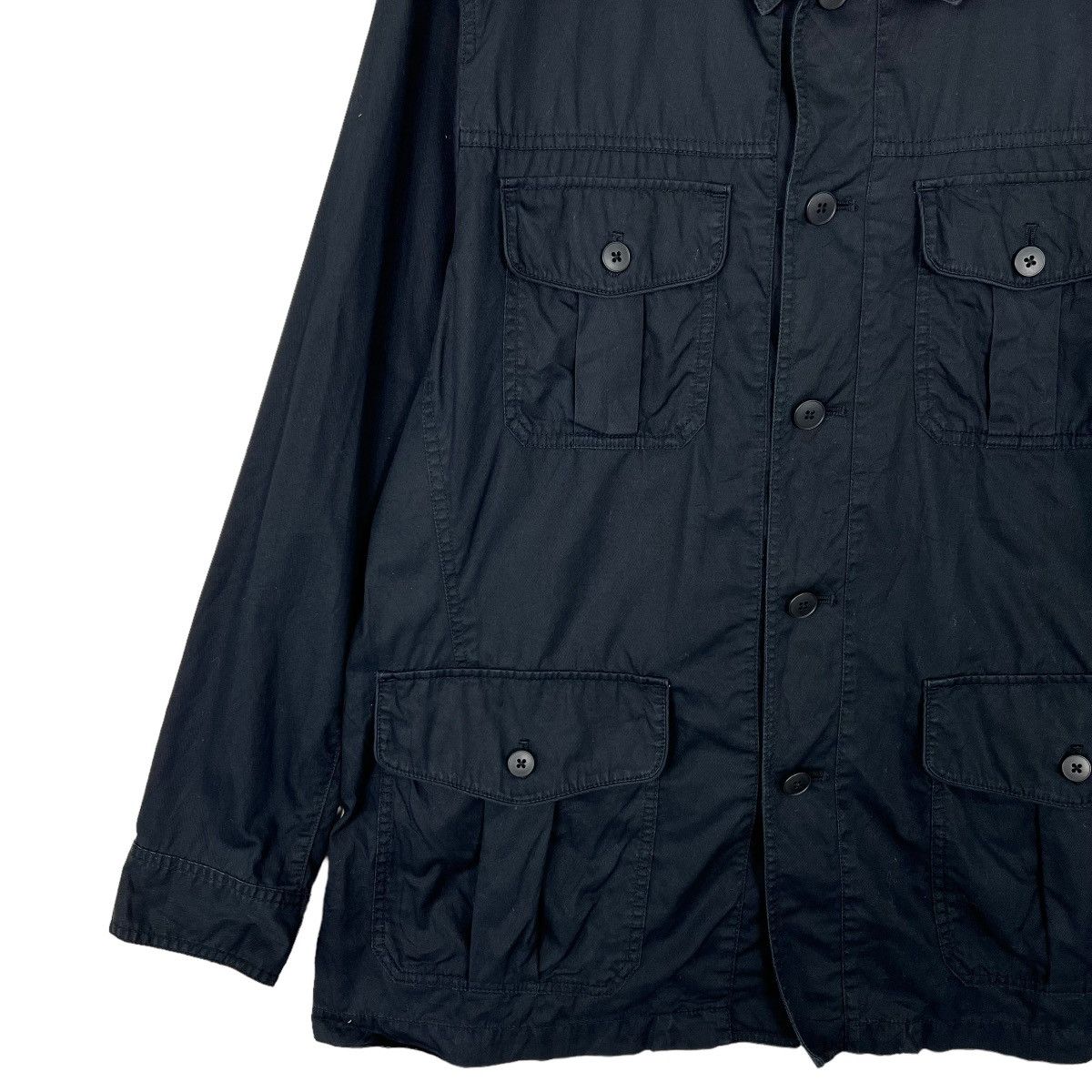 Japanese Brand 🔥 BLACK SHADOW UNIQLO CHORE JACKET FOUR POCKET CARGO Size US XL / EU 56 / 4 - 3 Thumbnail