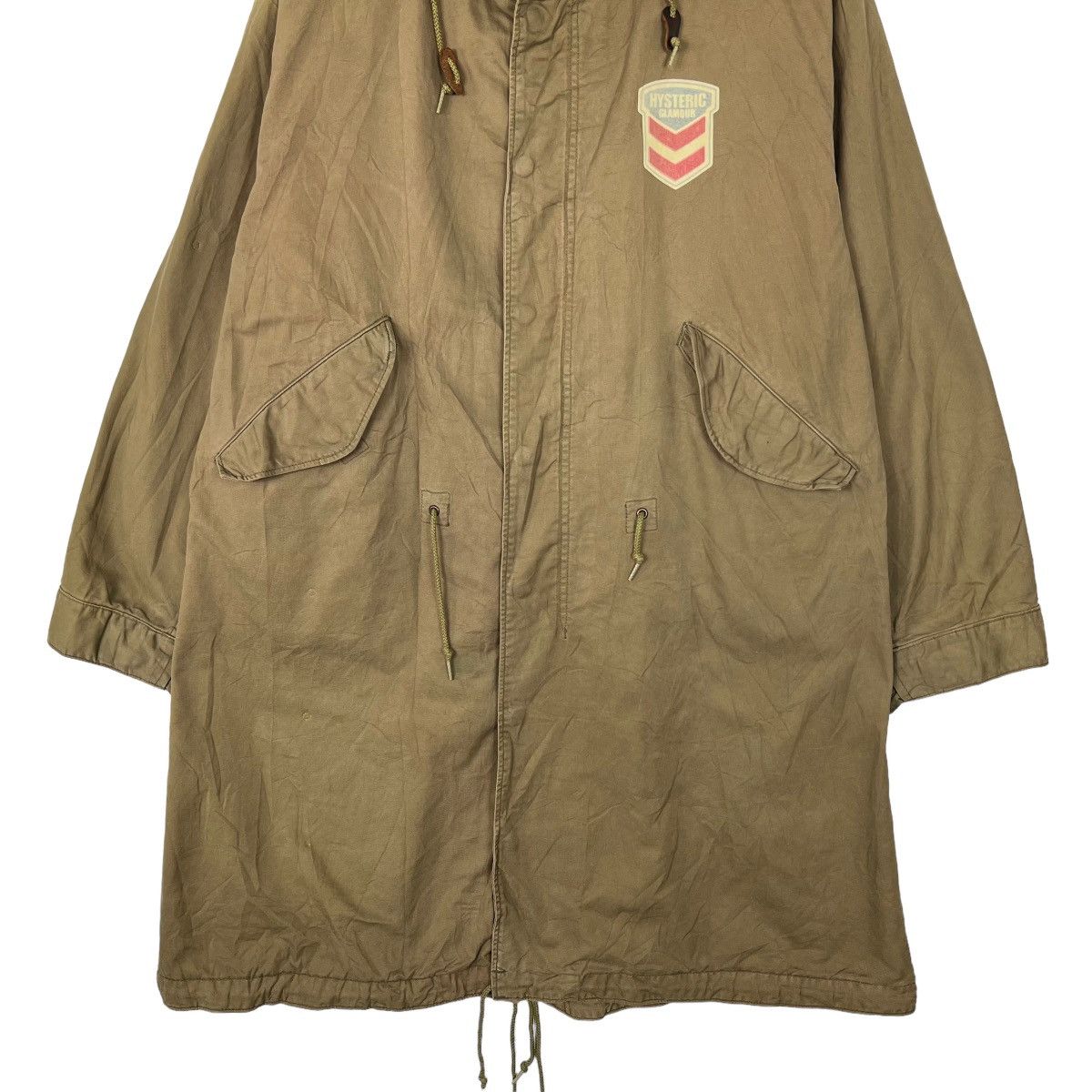 Hysteric Glamour × Mastermind Japan 🔥 RARE HYSTERIC GLAMOUR SIDE SPELL OUT LOGO PARKA FISHTAIL Size US L / EU 52-54 / 3 - 5 Thumbnail