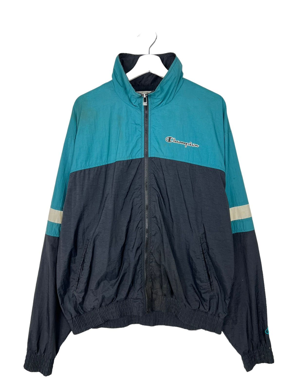 Champion × Vintage 🔥 VINTAGE CHAMPION TRAINER JACKET Size US L / EU 52-54 / 3 - 5 Thumbnail