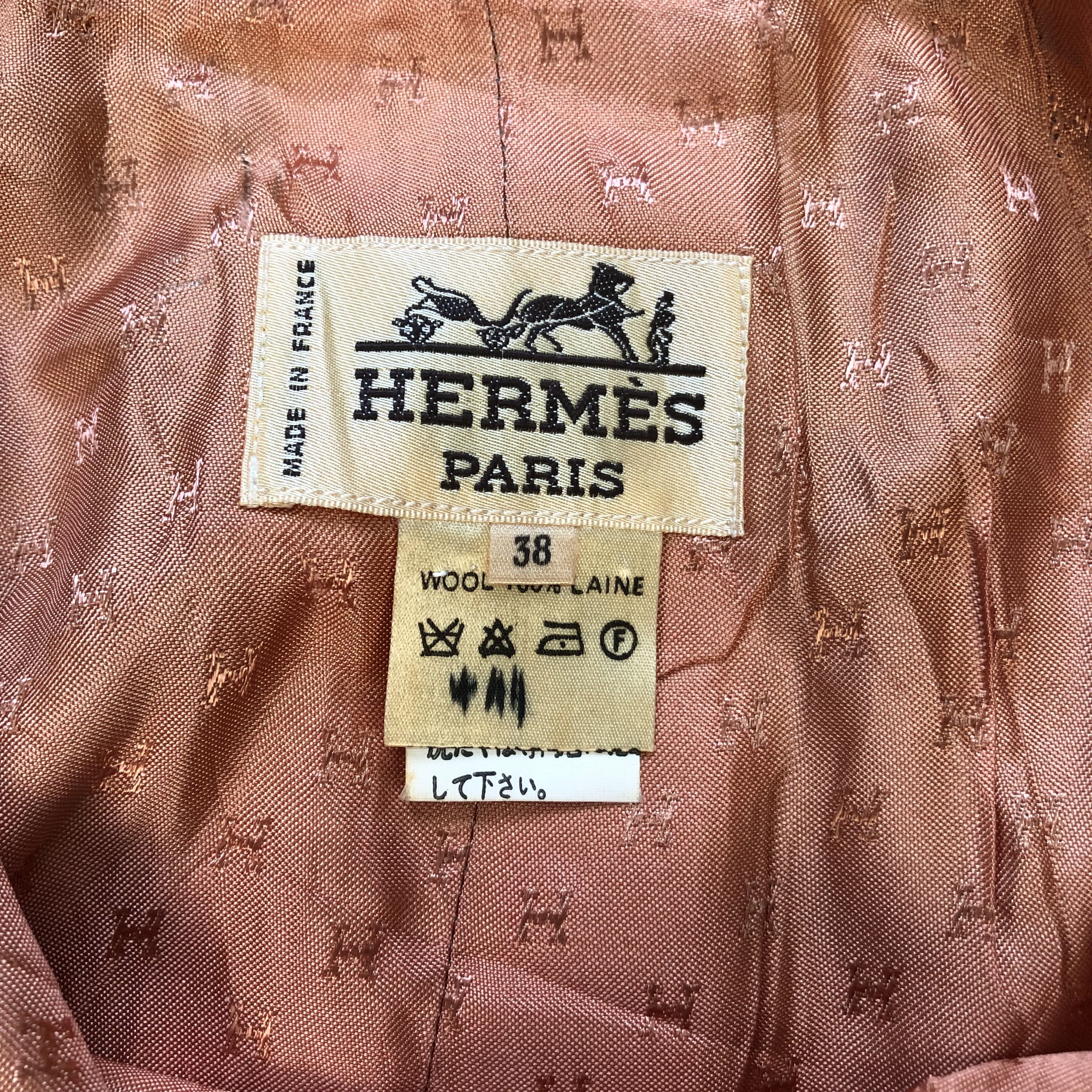 Hermes HERMES PARIS WOOL SKIRTS #7100-109 Size 27" / US 4 / IT 40 - 5 Thumbnail
