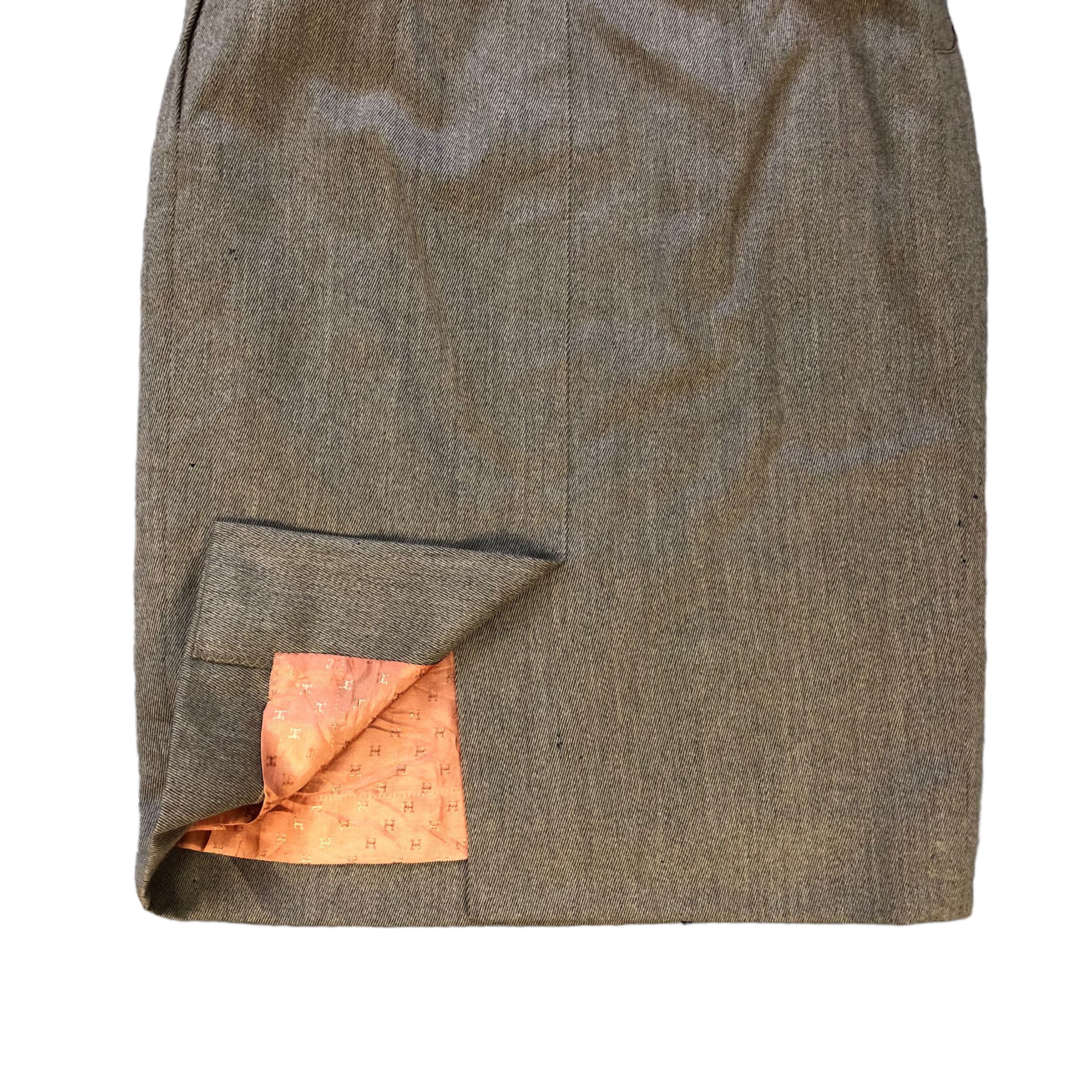 Hermes HERMES PARIS WOOL SKIRTS #7100-109 Size 27" / US 4 / IT 40 - 9 Thumbnail