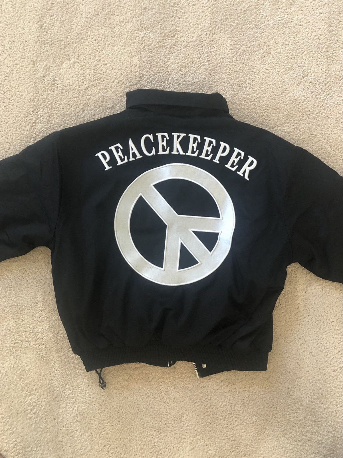 Designer × Vintage BADSON Peacekeeper Reversible Jacket bomber black small Size US S / EU 44-46 / 1 - 4 Thumbnail