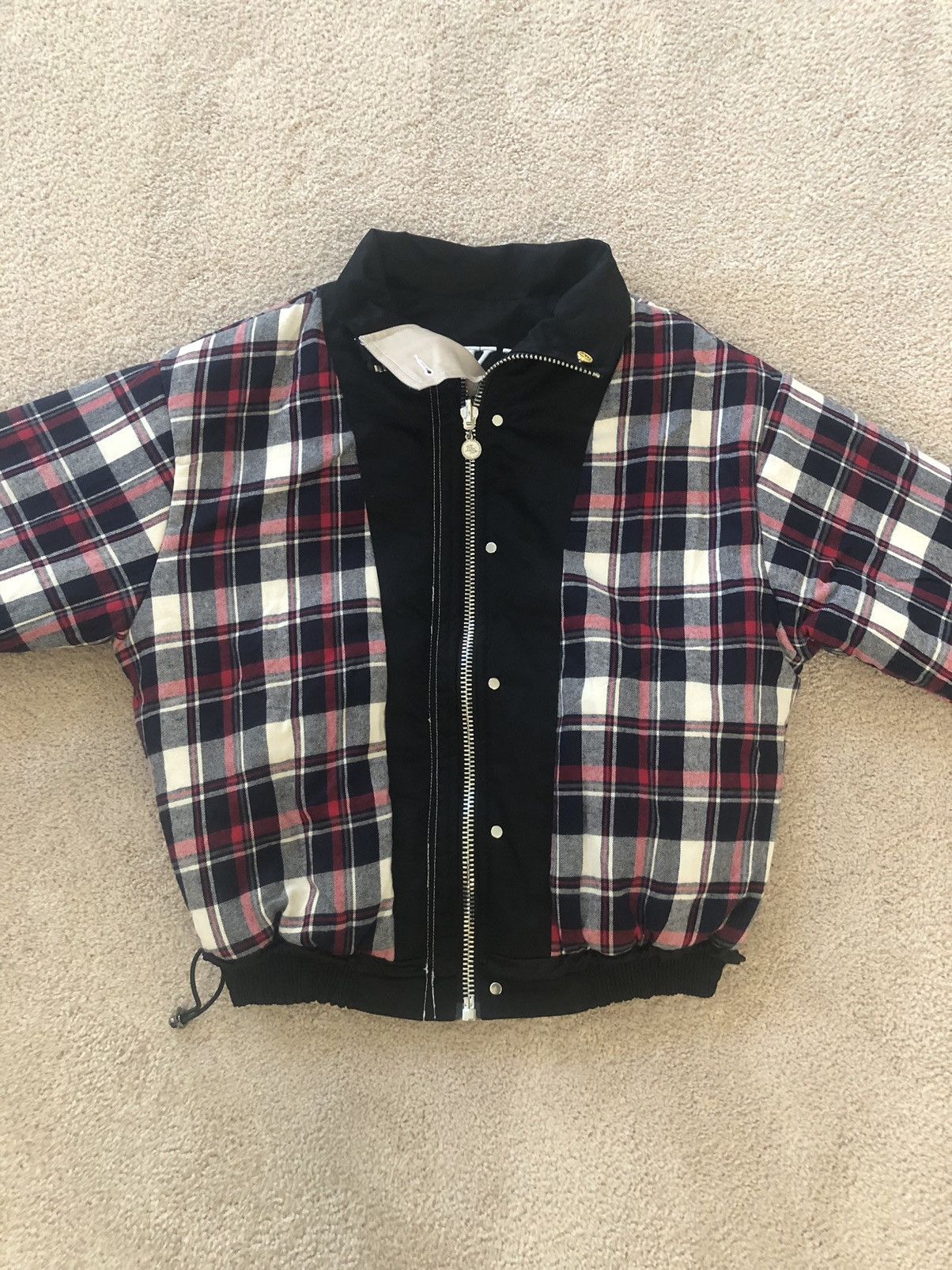 Designer × Vintage BADSON Peacekeeper Reversible Jacket bomber black small Size US S / EU 44-46 / 1 - 8 Thumbnail