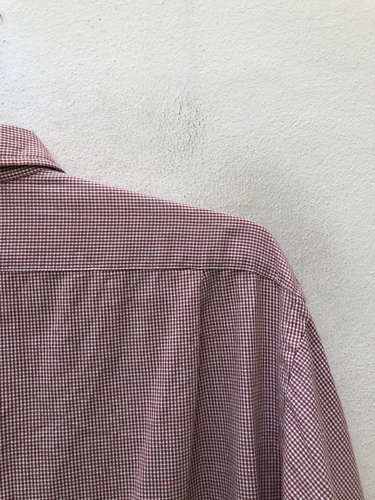 RRL Ralph Lauren Vintage 90s RRL Ralph Lauren Houndstooth Long Sleeve Shirt Size US M / EU 48-50 / 2 - 10 Thumbnail