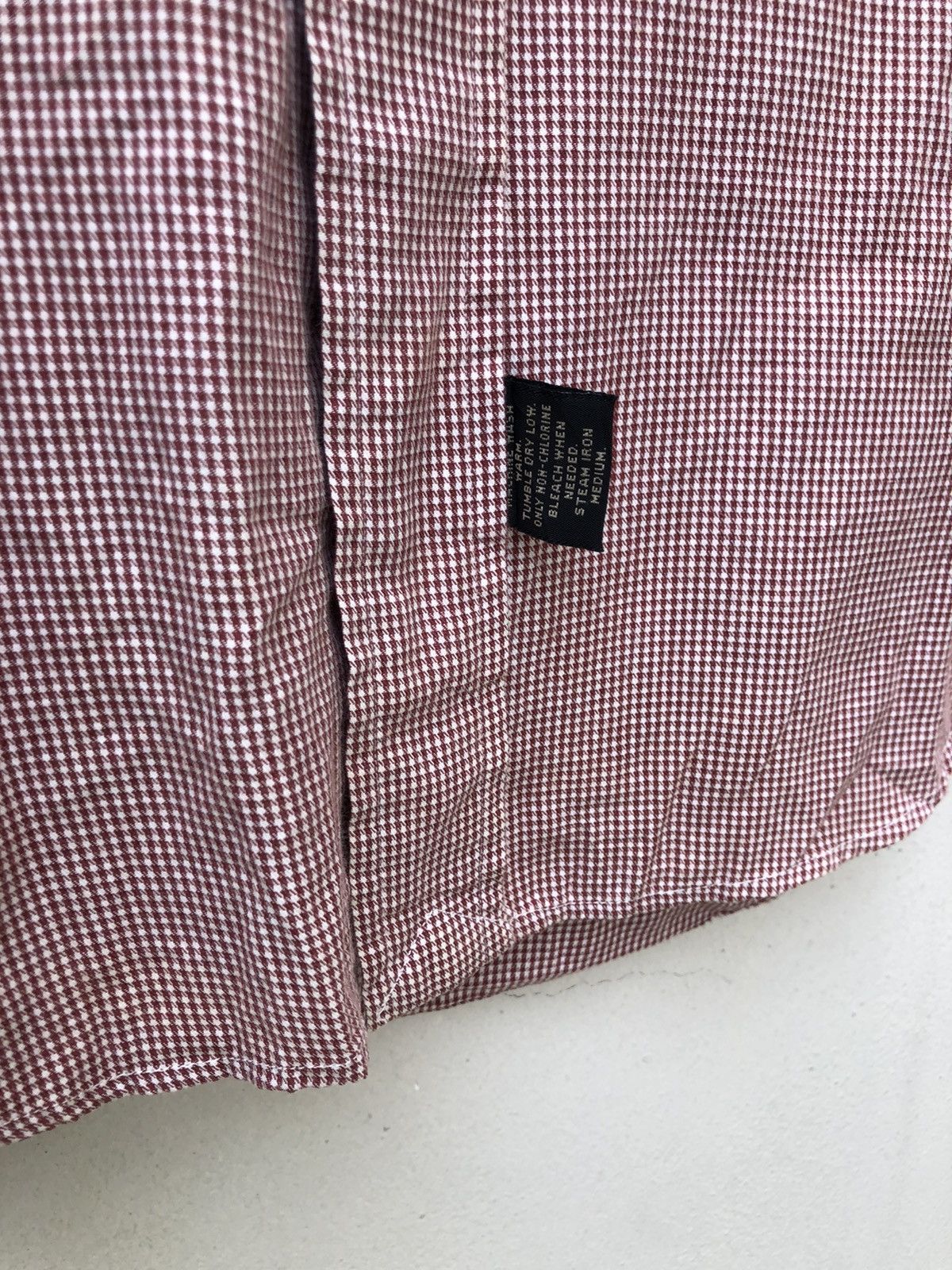 RRL Ralph Lauren Vintage 90s RRL Ralph Lauren Houndstooth Long Sleeve Shirt Size US M / EU 48-50 / 2 - 7 Thumbnail