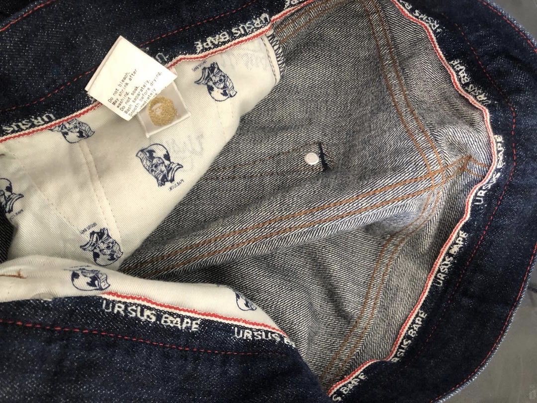 Bape Bape Ursus Plenty Tough Selvedge Denim Jeans Size US 34 / EU 50 - 14 Thumbnail