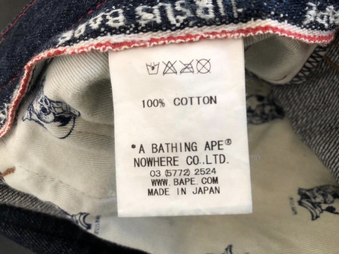 Bape Bape Ursus Plenty Tough Selvedge Denim Jeans Size US 34 / EU 50 - 15 Thumbnail