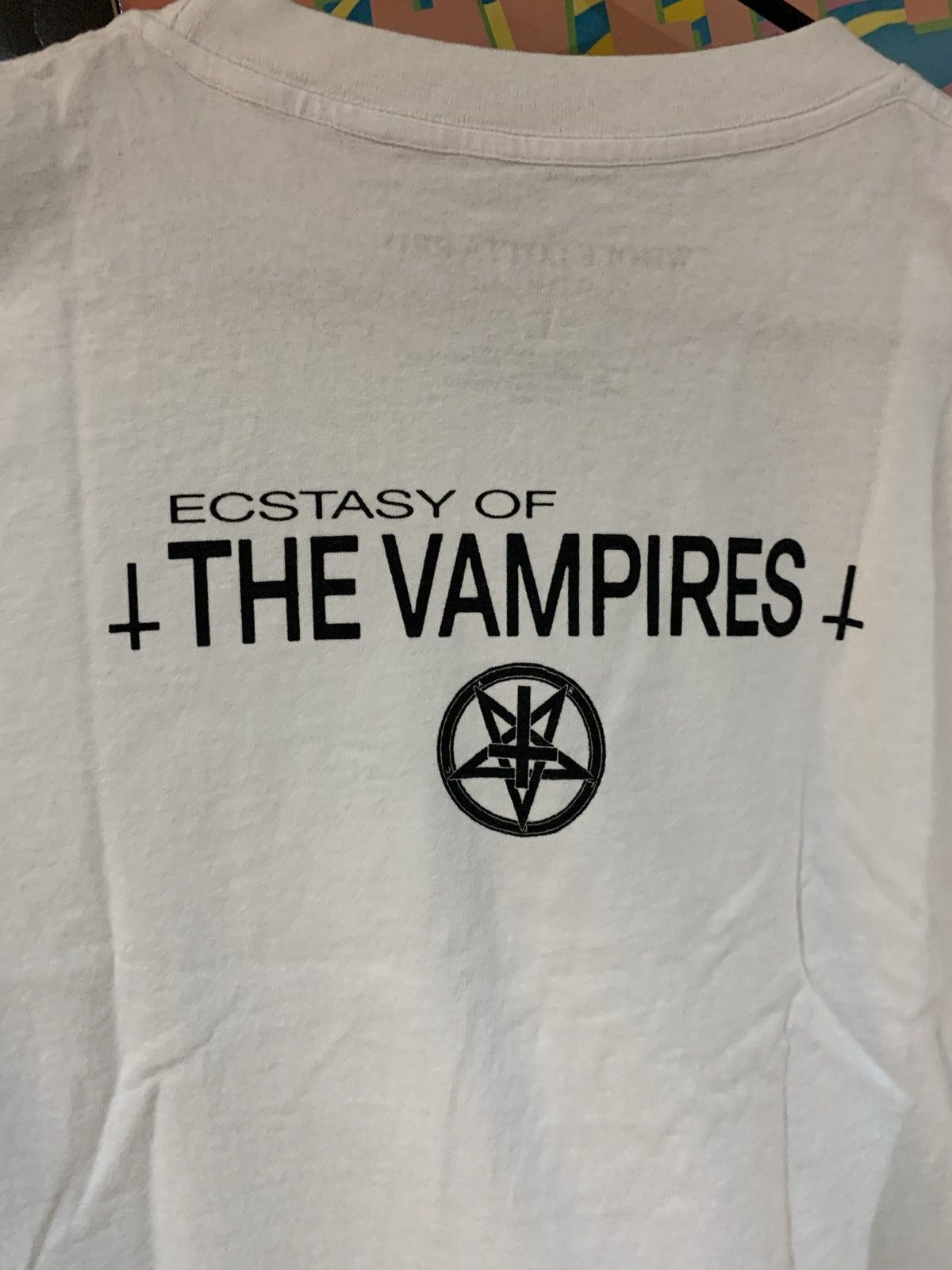 Playboi Carti Ecstasy of the Vampires White Tee Size US L / EU 52-54 / 3 - 4 Thumbnail