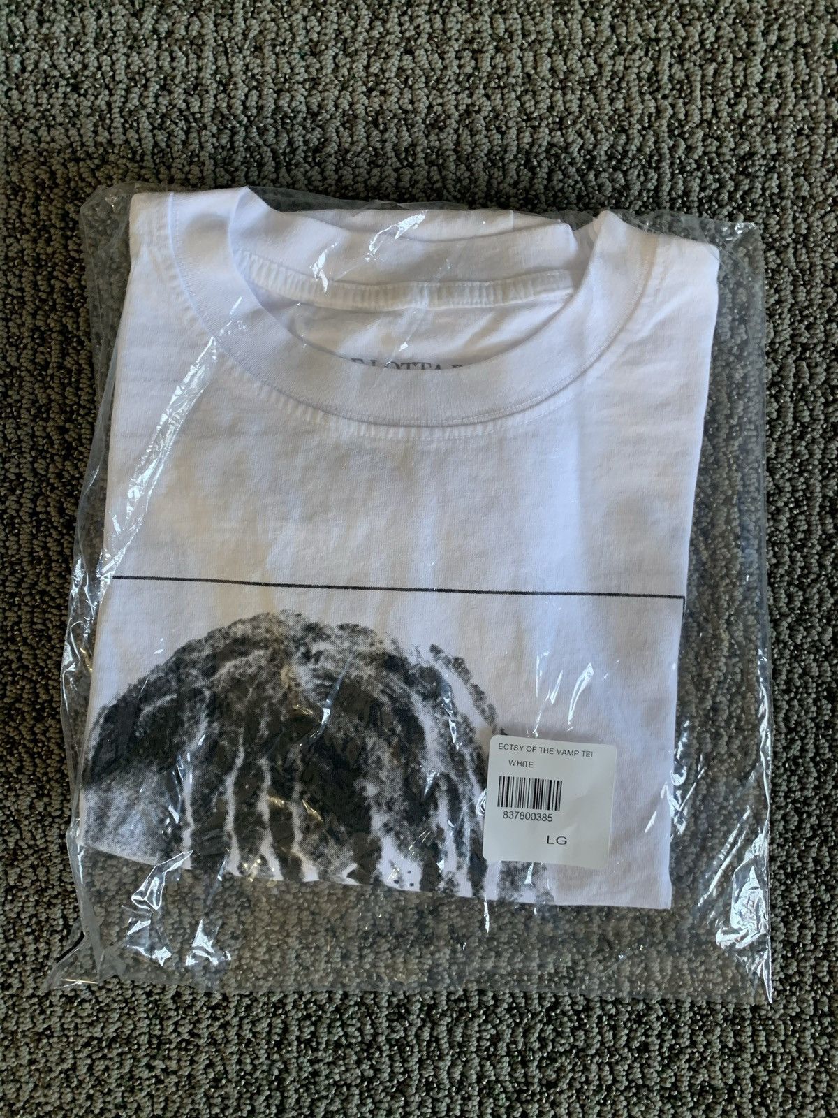 Playboi Carti Ecstasy of the Vampires White Tee Size US L / EU 52-54 / 3 - 6 Thumbnail