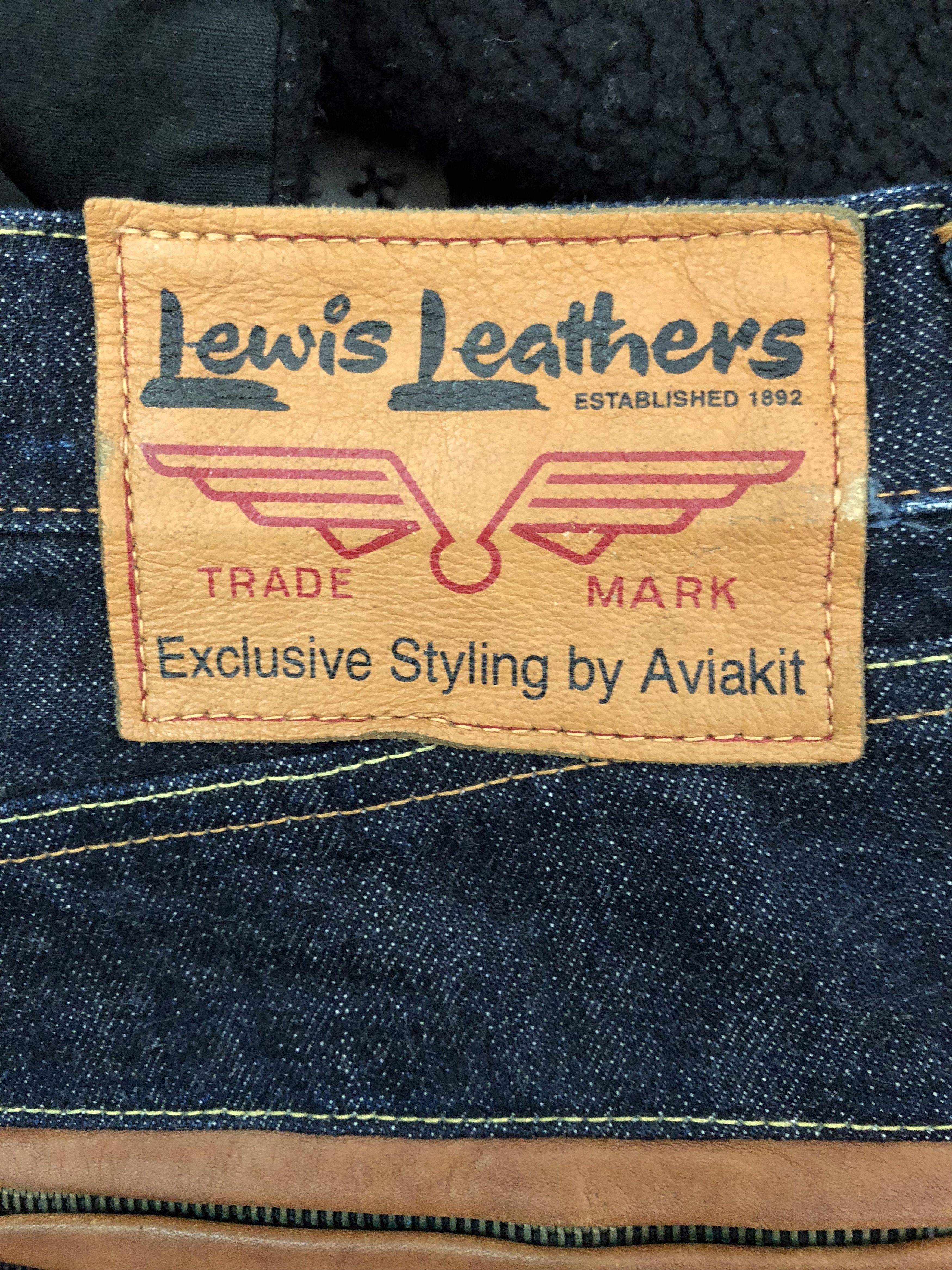 Kapital × Lewis Leathers Kapital X Lewis Leathers Redline Selvedge Blue Denim Jeans Size US 34 / EU 50 - 12 Thumbnail