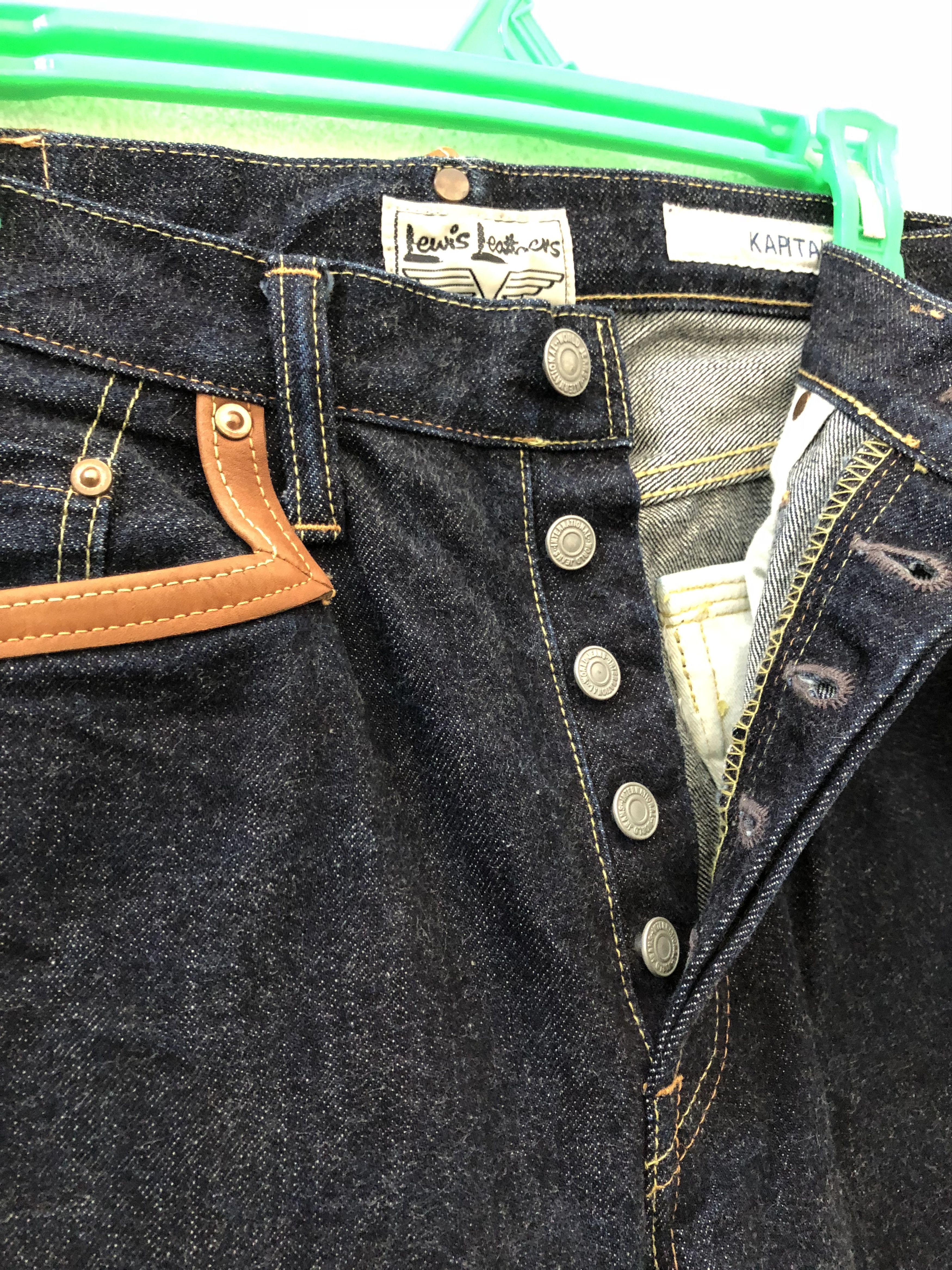 Kapital × Lewis Leathers Kapital X Lewis Leathers Redline Selvedge Blue Denim Jeans Size US 34 / EU 50 - 11 Thumbnail