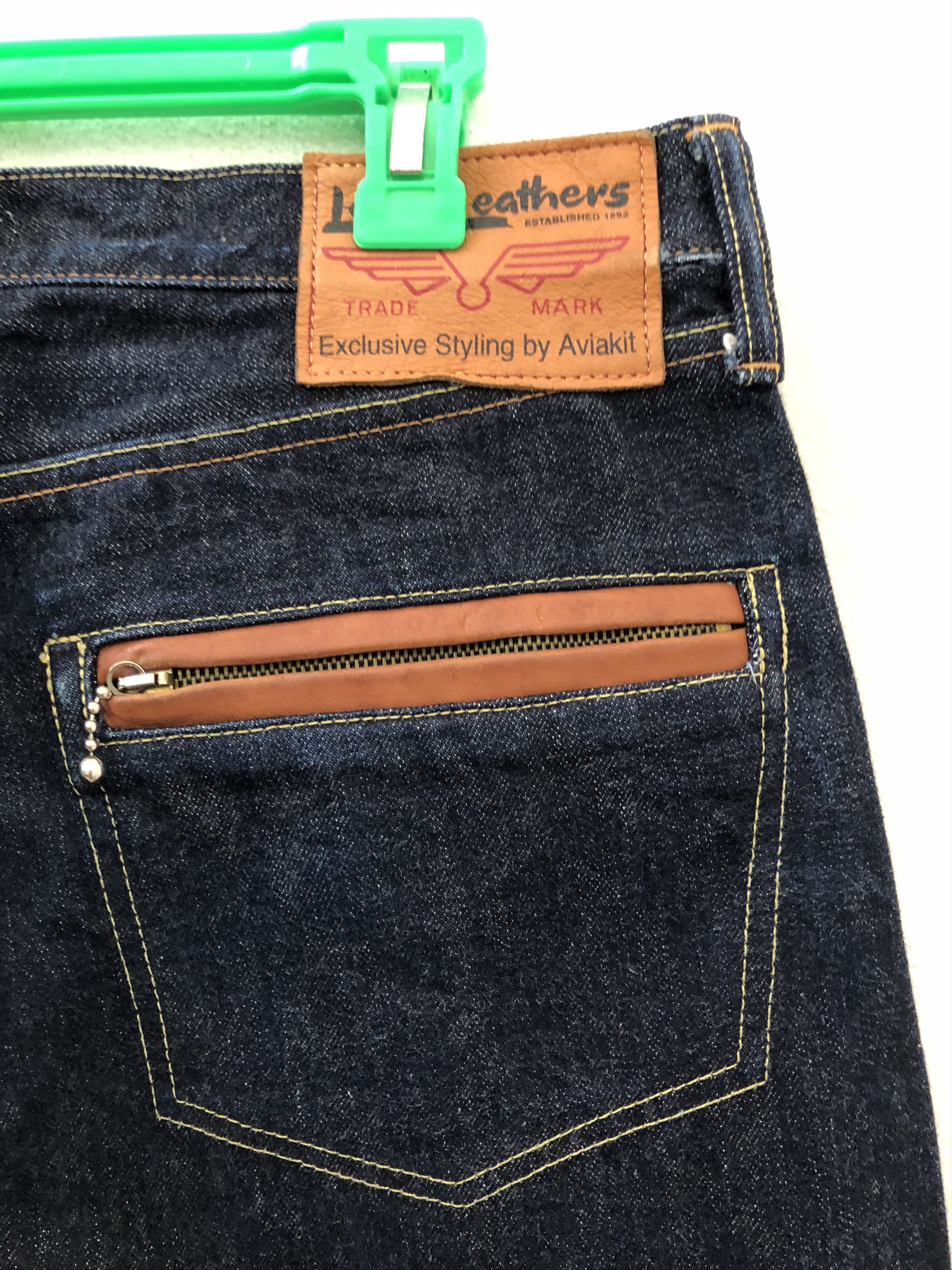 Kapital × Lewis Leathers Kapital X Lewis Leathers Redline Selvedge Blue Denim Jeans Size US 34 / EU 50 - 5 Thumbnail