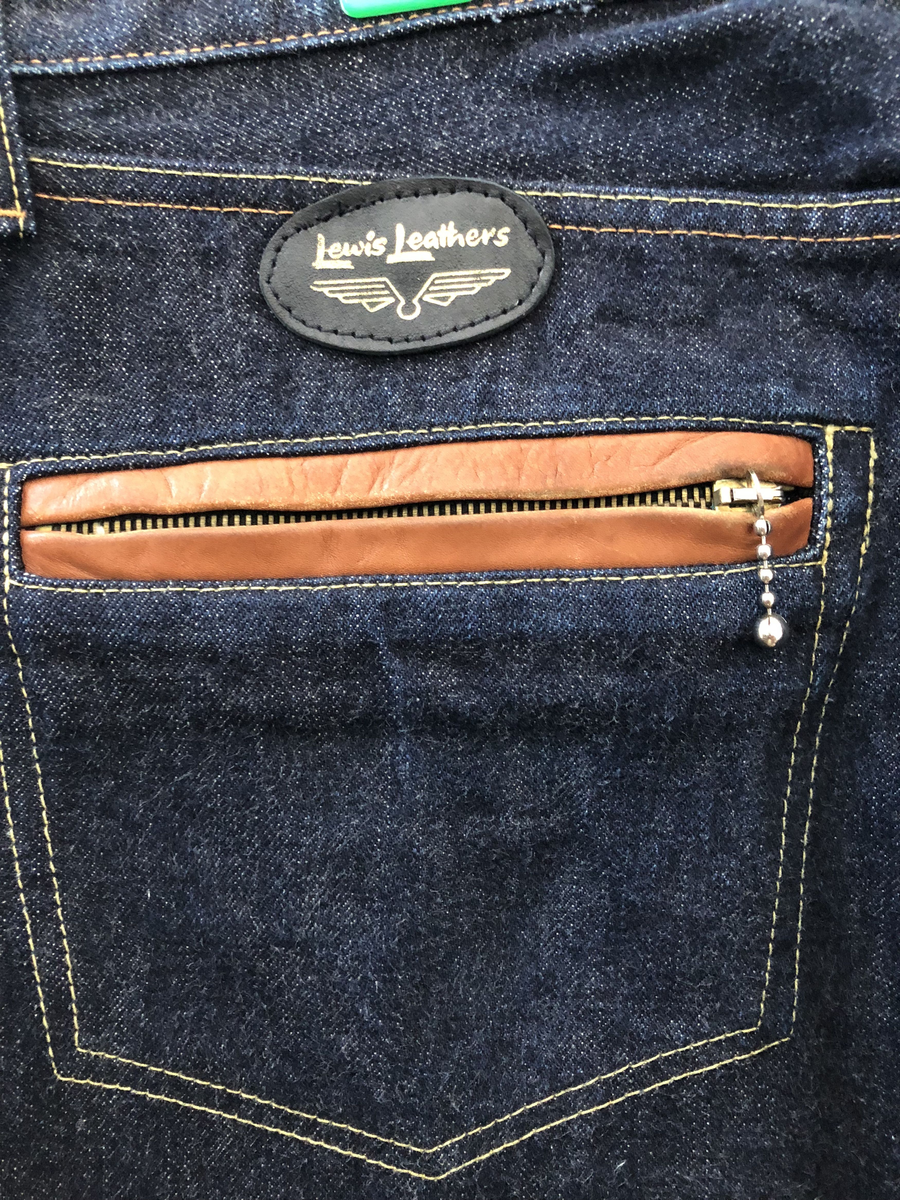 Kapital × Lewis Leathers Kapital X Lewis Leathers Redline Selvedge Blue Denim Jeans Size US 34 / EU 50 - 4 Thumbnail