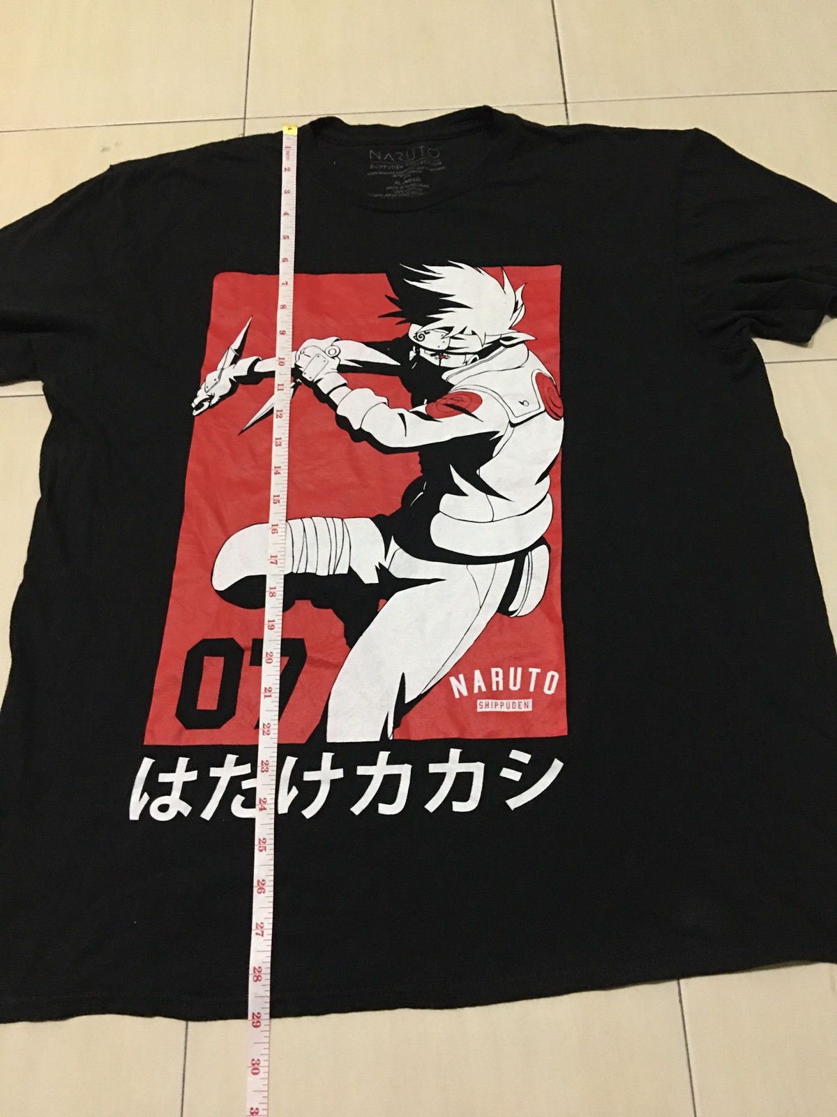 Cartoon Network Japan Anime Naruto Shippuden / hatake kakashi shirt Size US XL / EU 56 / 4 - 7 Thumbnail