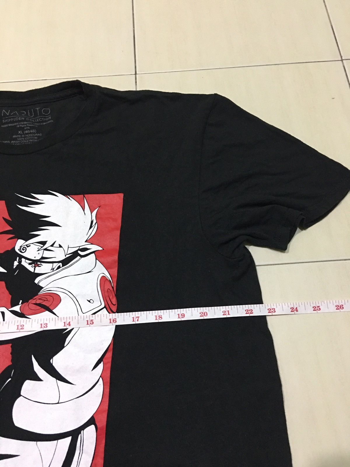 Cartoon Network Japan Anime Naruto Shippuden / hatake kakashi shirt Size US XL / EU 56 / 4 - 6 Thumbnail
