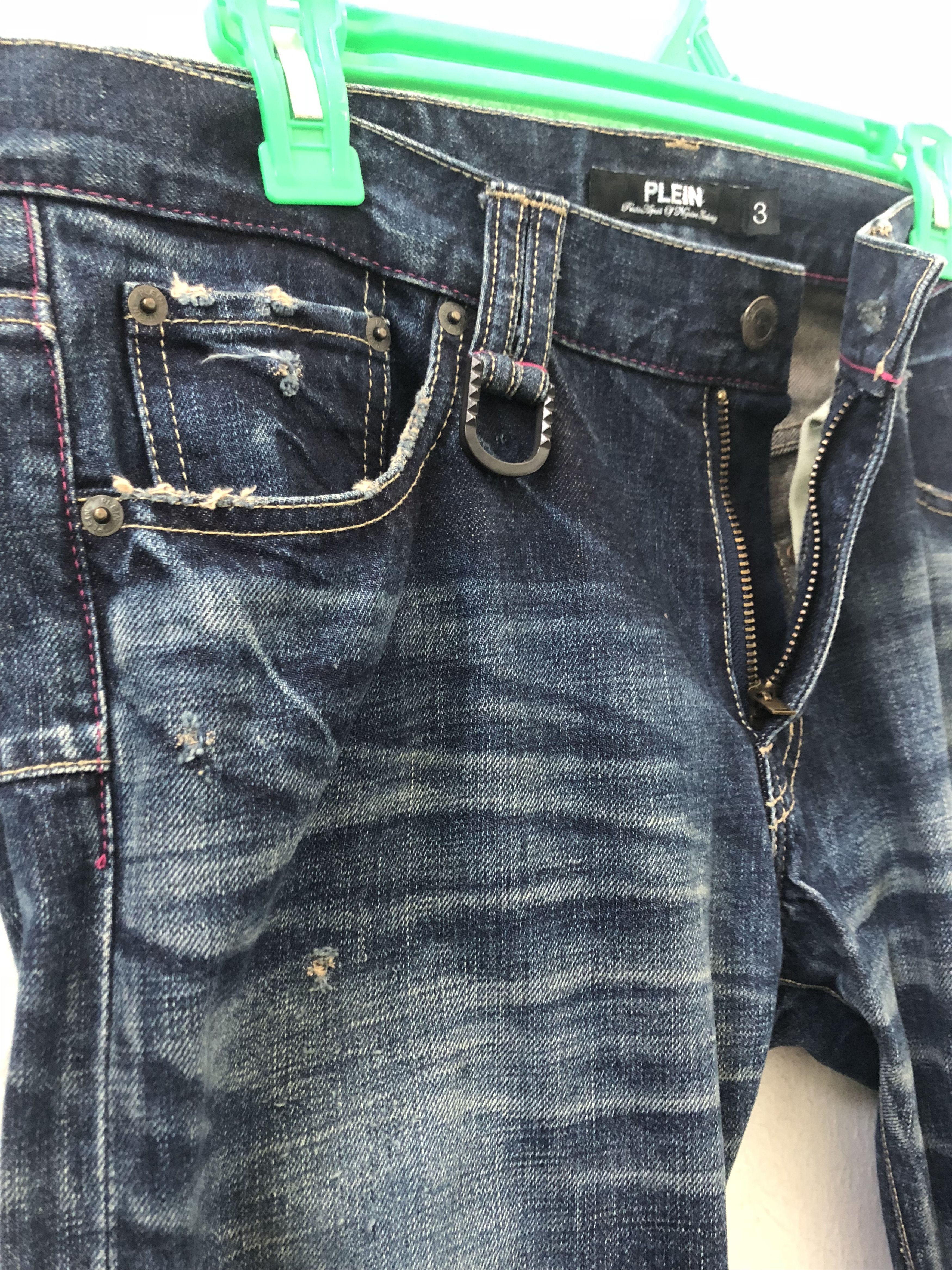 Japanese Brand × Roen ROEN X PLEIN Rips Distressed Denim Slim Jeans Size US 32 / EU 48 - 11 Thumbnail