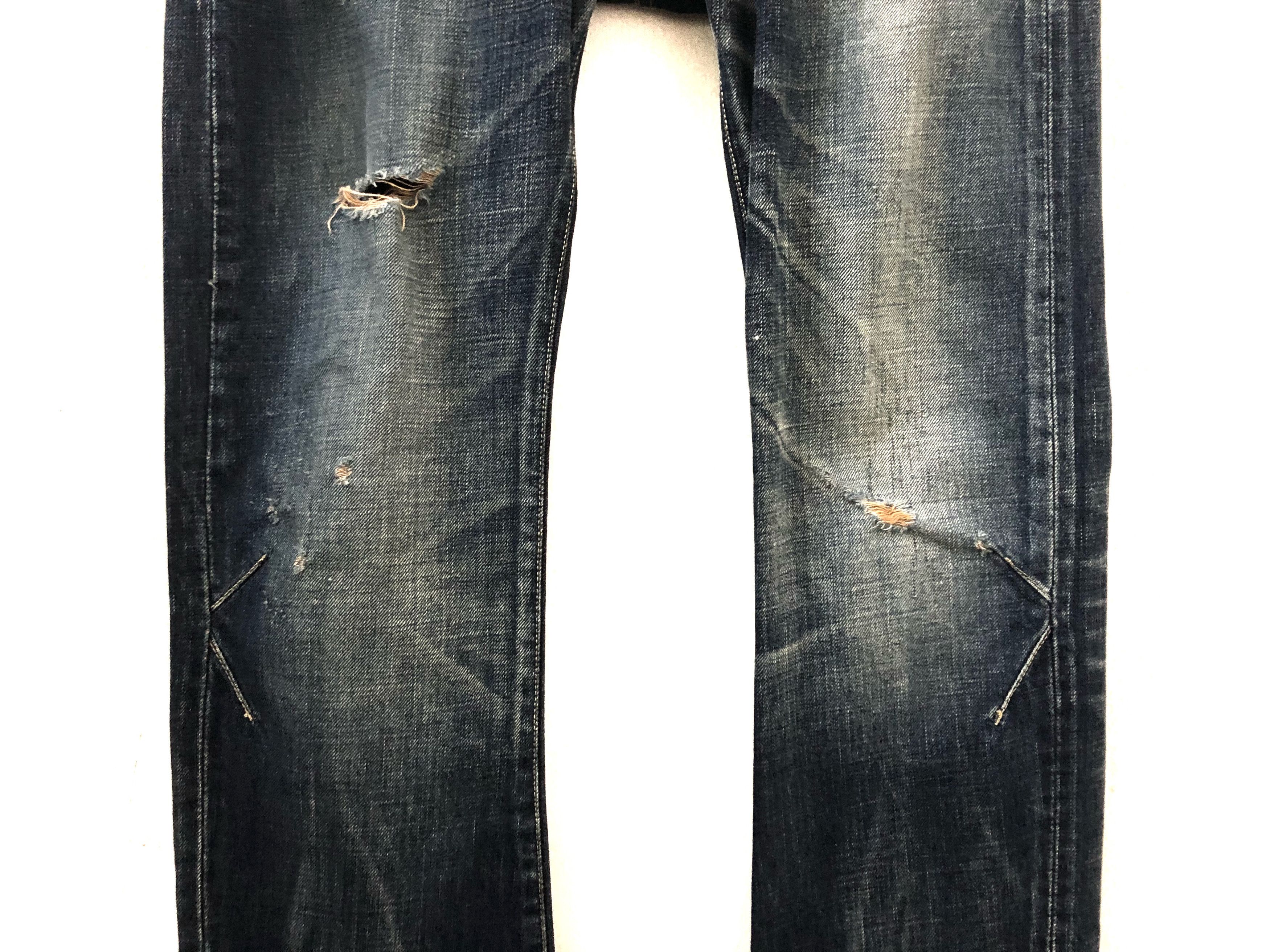 Japanese Brand × Roen ROEN X PLEIN Rips Distressed Denim Slim Jeans Size US 32 / EU 48 - 4 Thumbnail
