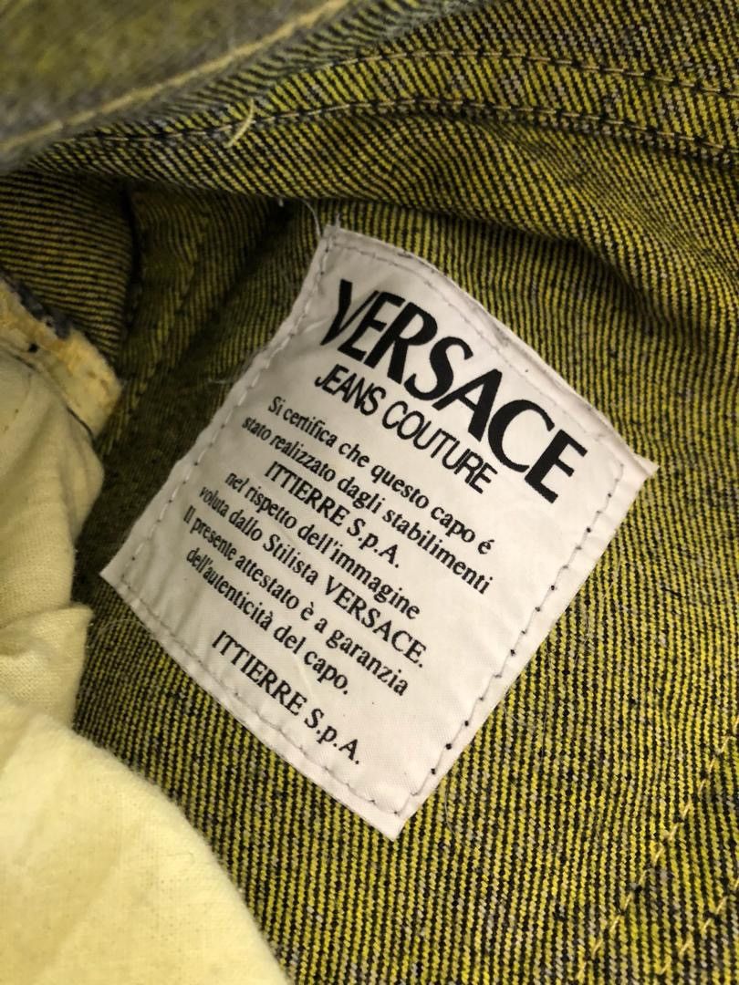 Versace × Vintage Vintage Versace Jeans Couture Baggy Denim Size US 33 - 11 Thumbnail