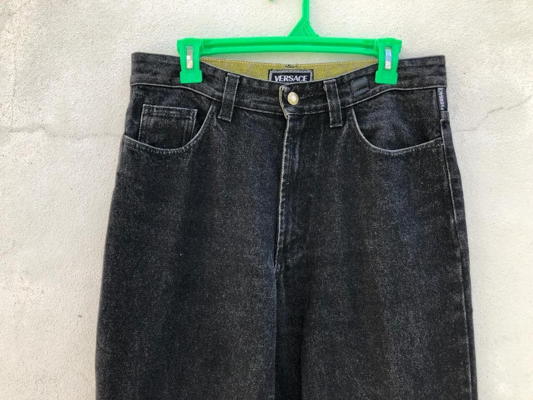 Versace × Vintage Vintage Versace Jeans Couture Baggy Denim Size US 33 - 2 Thumbnail