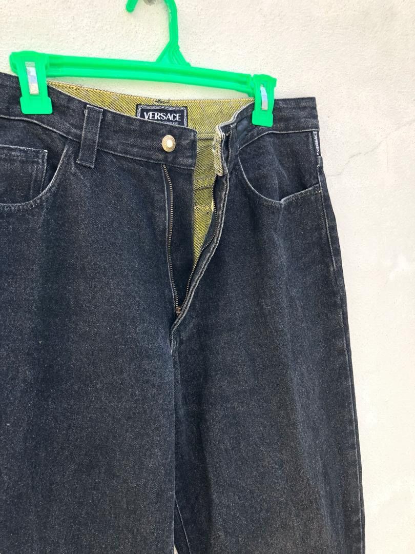 Versace × Vintage Vintage Versace Jeans Couture Baggy Denim Size US 33 - 3 Thumbnail