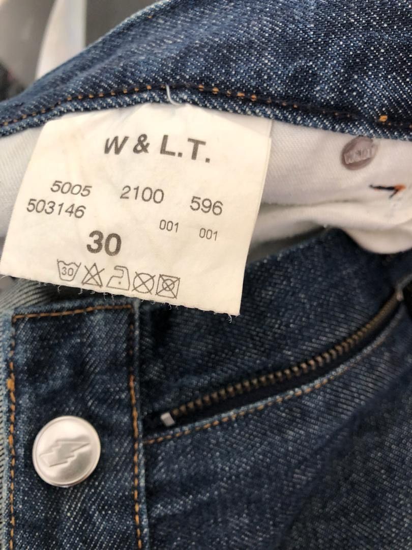 W&LT Vintage Denim Jeans Made in Italy Size US 30 / EU 46 - 12 Thumbnail