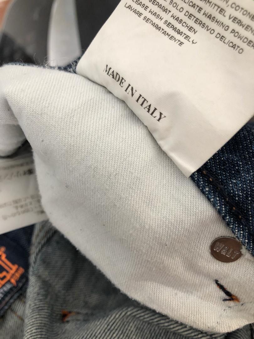 W&LT Vintage Denim Jeans Made in Italy Size US 30 / EU 46 - 11 Thumbnail