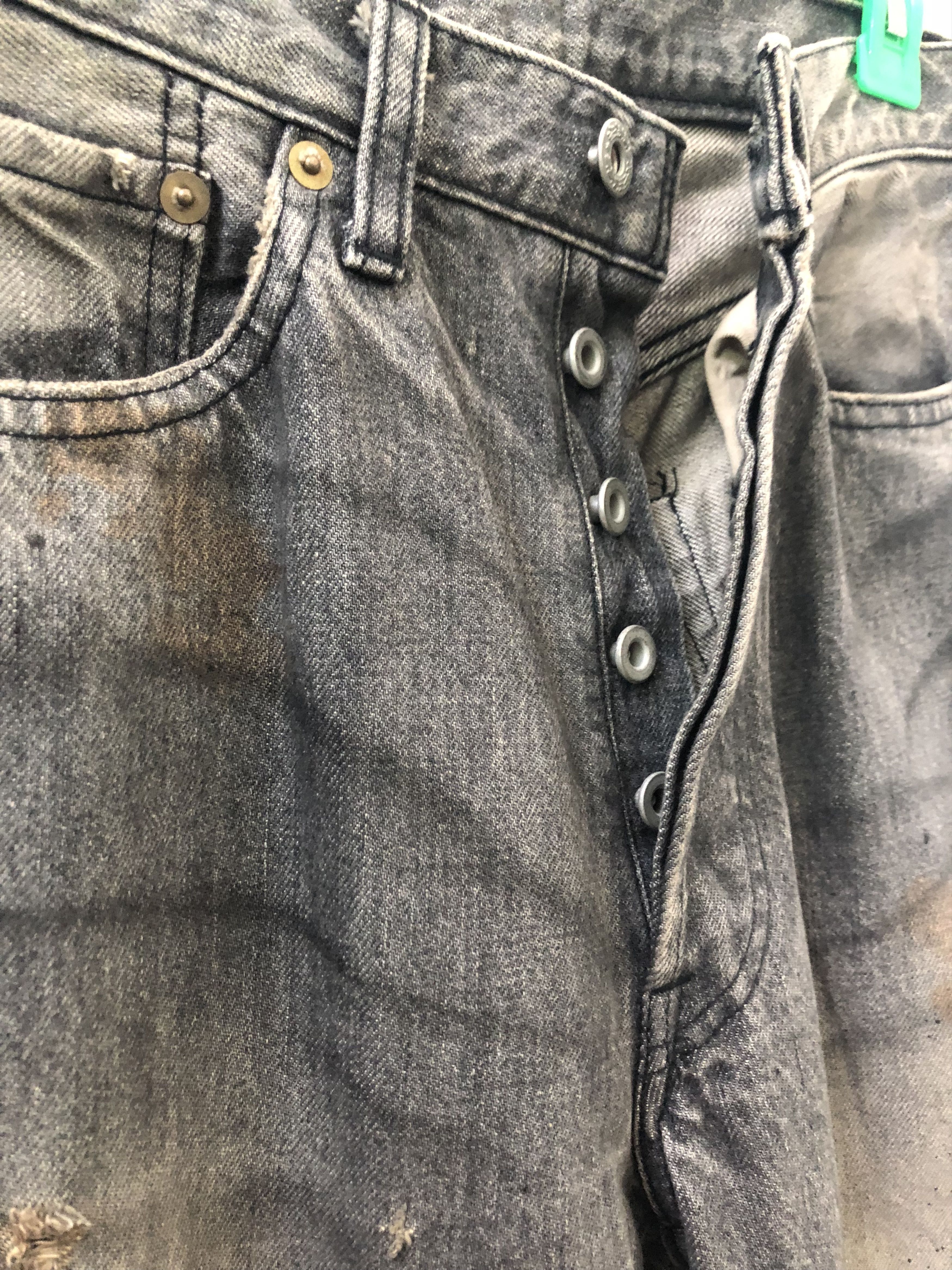 Japanese Brand × Ordinary Fits NWT Ordinary Fits Japan Rips Dirty Selvedge Denim Jeans Size US 28 / EU 44 - 9 Thumbnail