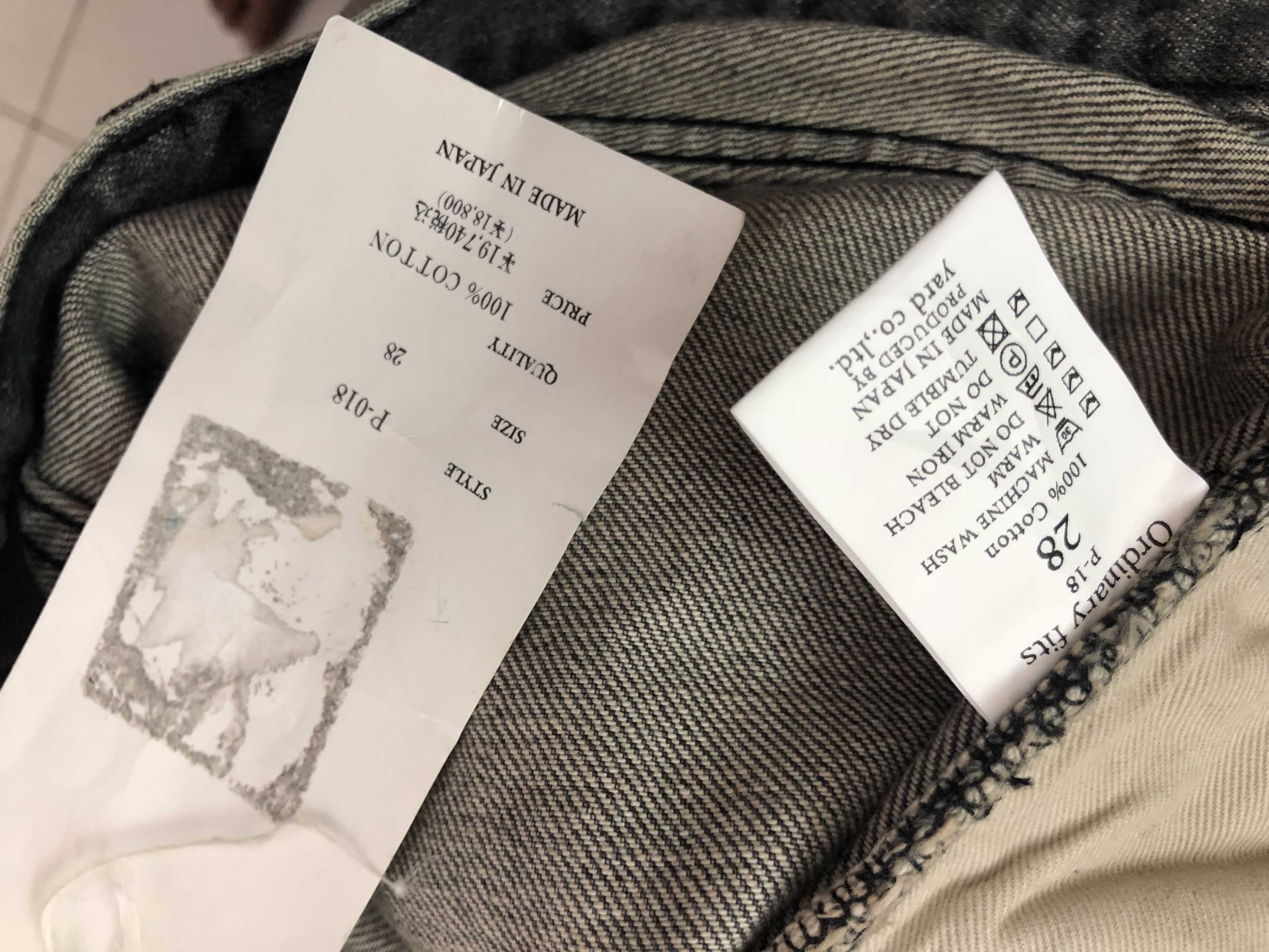 Japanese Brand × Ordinary Fits NWT Ordinary Fits Japan Rips Dirty Selvedge Denim Jeans Size US 28 / EU 44 - 11 Thumbnail