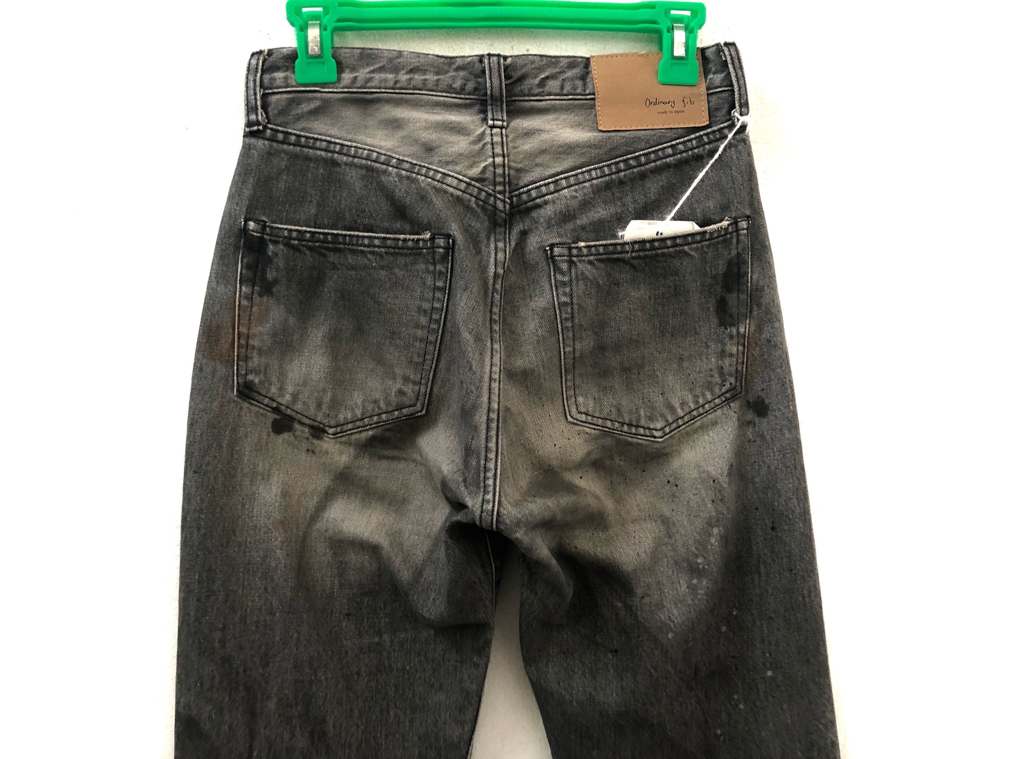 Japanese Brand × Ordinary Fits NWT Ordinary Fits Japan Rips Dirty Selvedge Denim Jeans Size US 28 / EU 44 - 7 Thumbnail