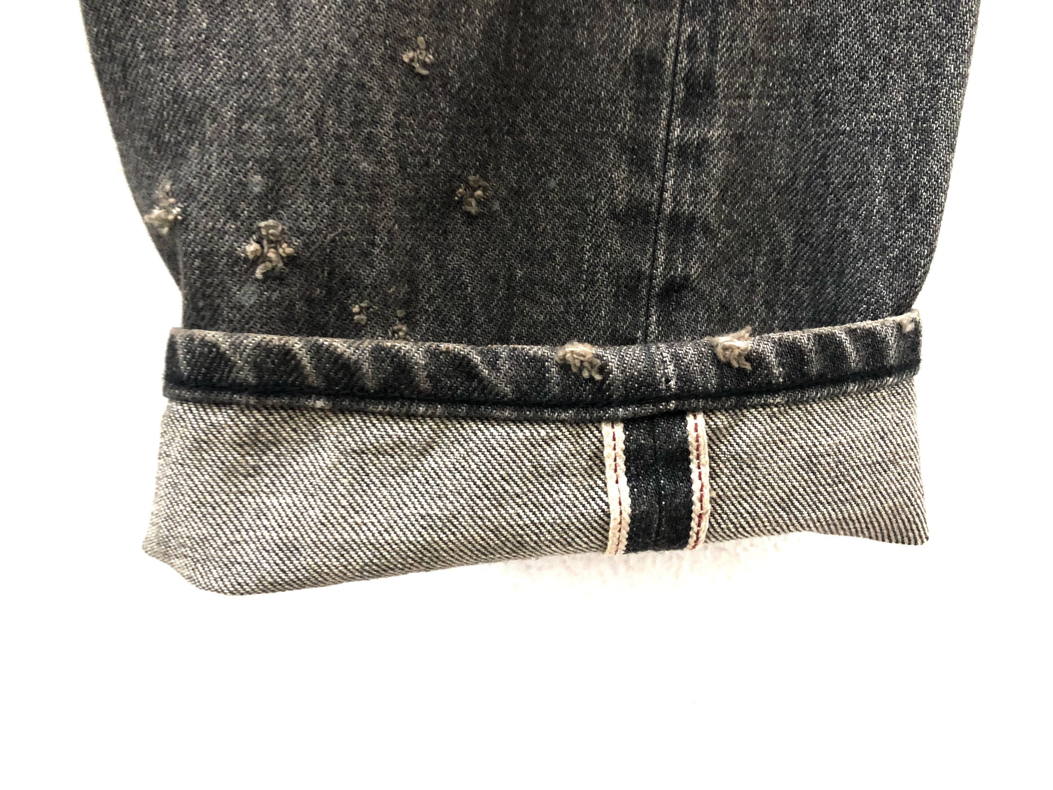 Japanese Brand × Ordinary Fits NWT Ordinary Fits Japan Rips Dirty Selvedge Denim Jeans Size US 28 / EU 44 - 5 Thumbnail