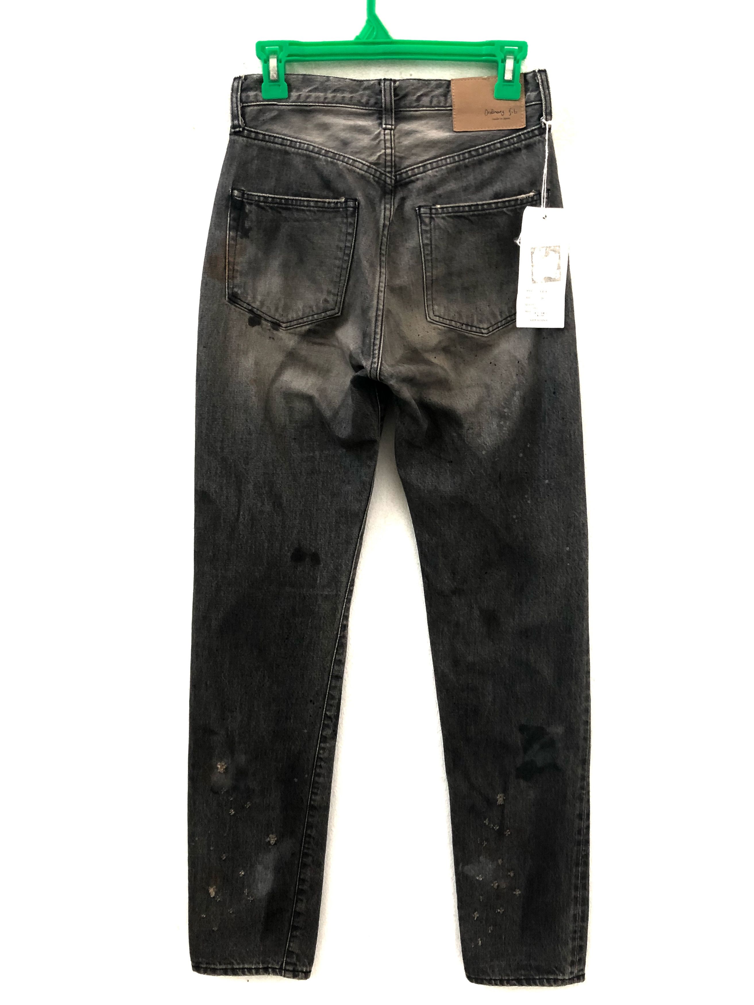 Japanese Brand × Ordinary Fits NWT Ordinary Fits Japan Rips Dirty Selvedge Denim Jeans Size US 28 / EU 44 - 6 Thumbnail