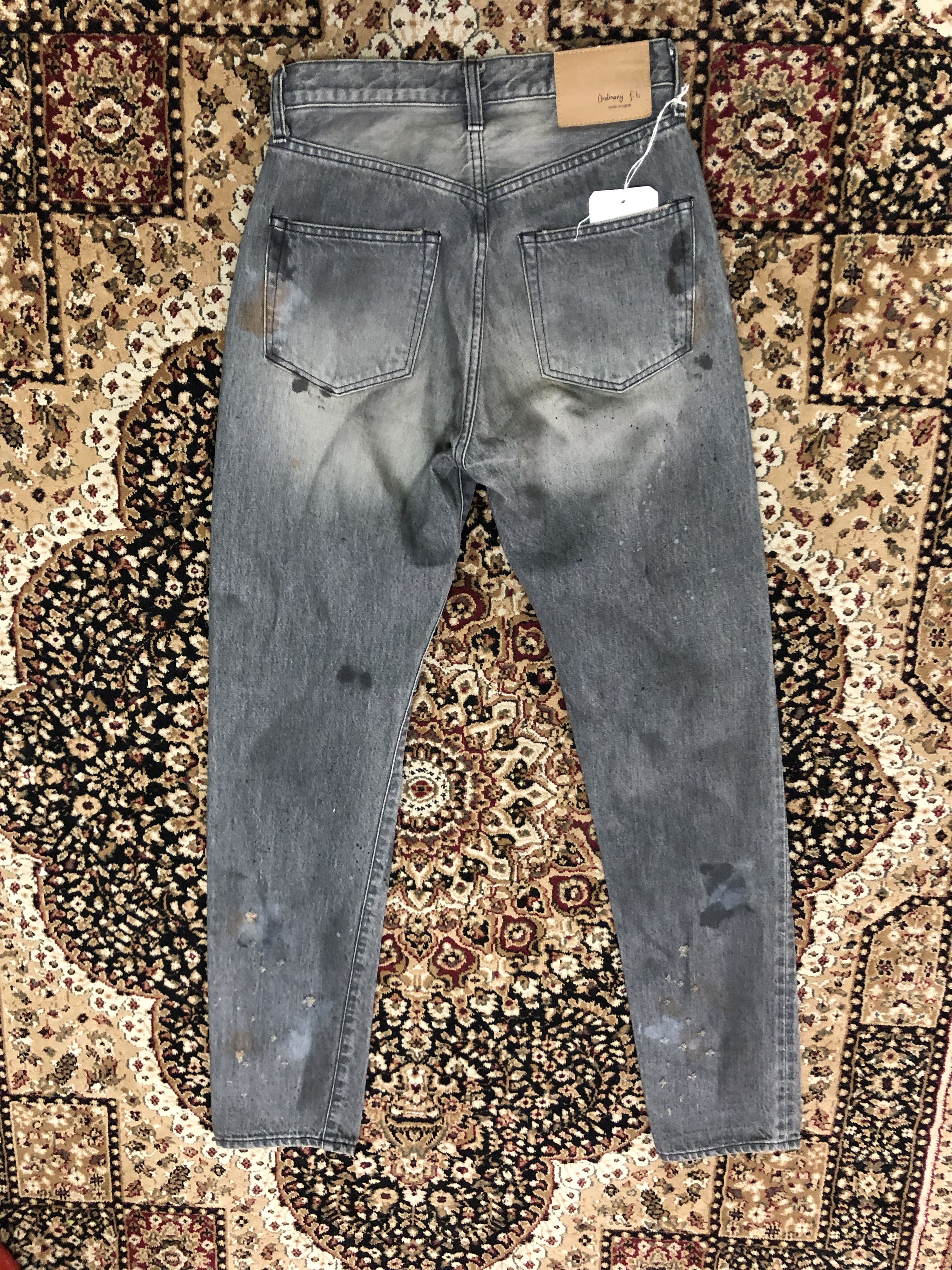 Japanese Brand × Ordinary Fits NWT Ordinary Fits Japan Rips Dirty Selvedge Denim Jeans Size US 28 / EU 44 - 13 Thumbnail