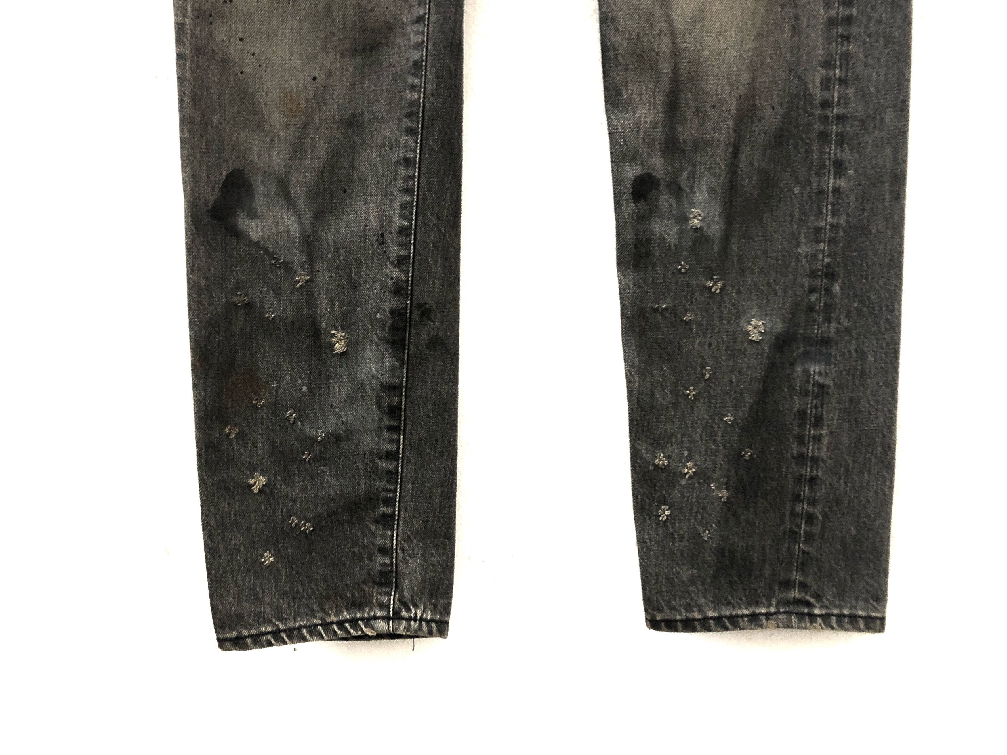 Japanese Brand × Ordinary Fits NWT Ordinary Fits Japan Rips Dirty Selvedge Denim Jeans Size US 28 / EU 44 - 4 Thumbnail