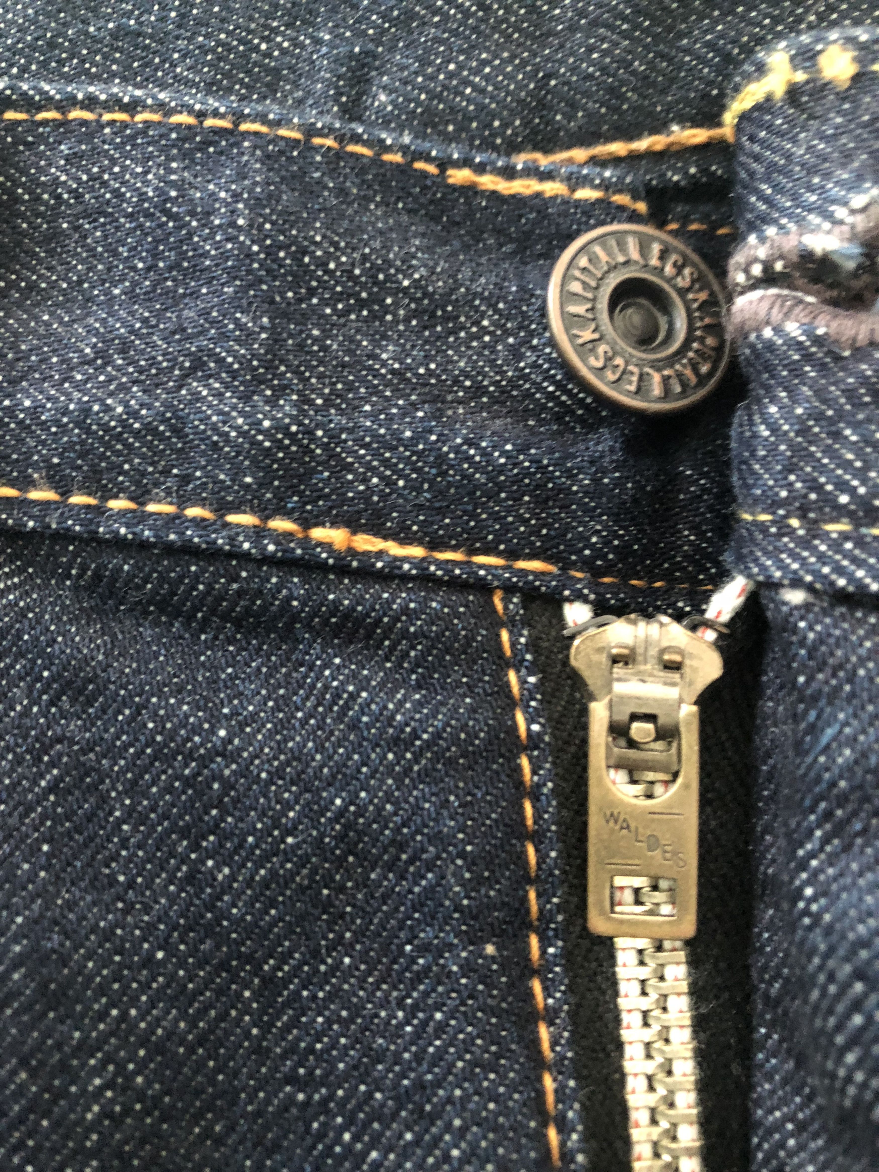 Kapital Embroidery Arcuate Bell Bottom Denim Jeans Size US 30 / EU 46 - 8 Thumbnail