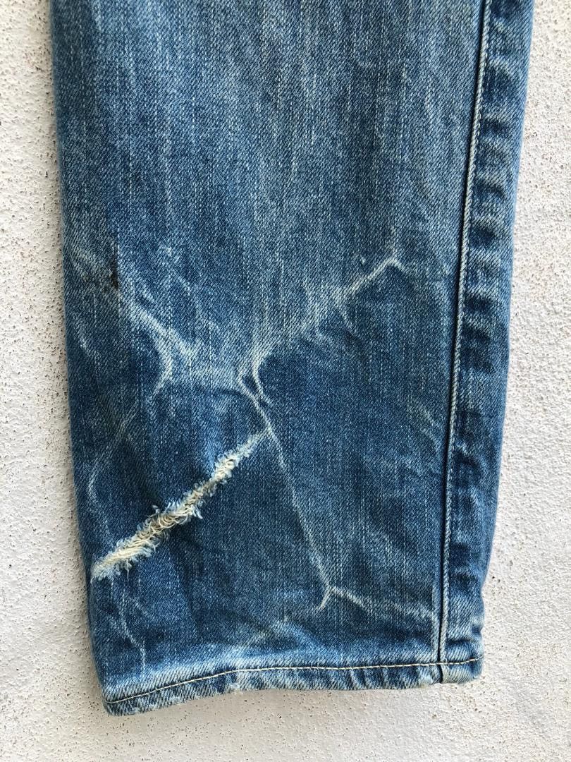 KURO Kuro Japan Fibro Knee Rips Distress Selvedge Skinny Jeans Size US 32 / EU 48 - 16 Thumbnail