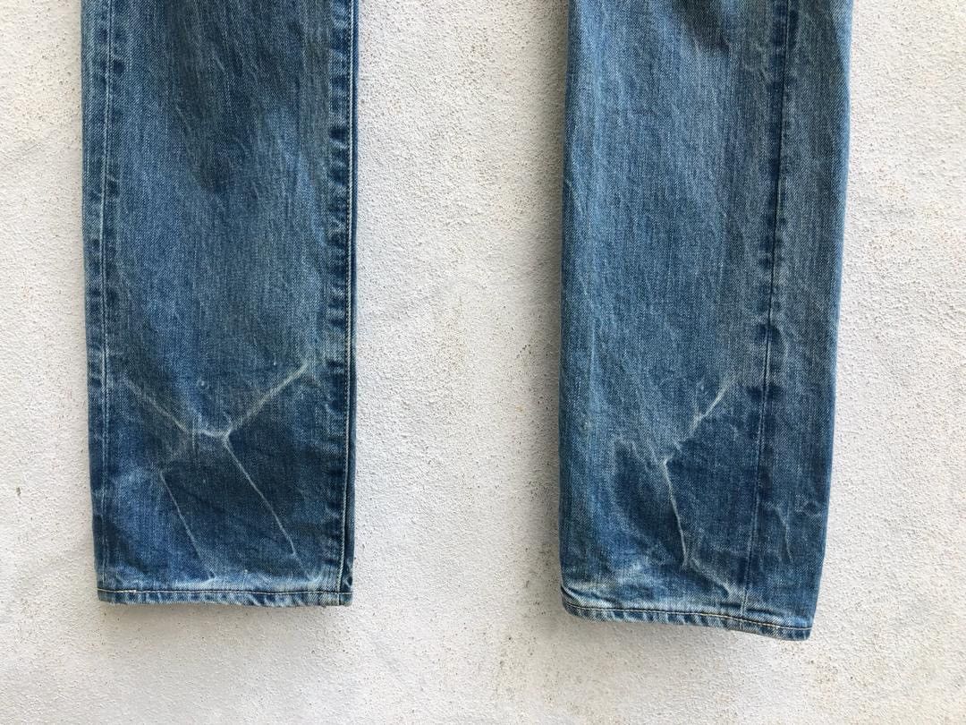 KURO Kuro Japan Fibro Knee Rips Distress Selvedge Skinny Jeans Size US 32 / EU 48 - 9 Thumbnail