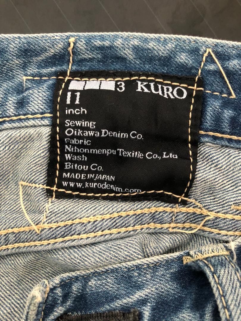 KURO Kuro Japan Fibro Knee Rips Distress Selvedge Skinny Jeans Size US 32 / EU 48 - 17 Thumbnail