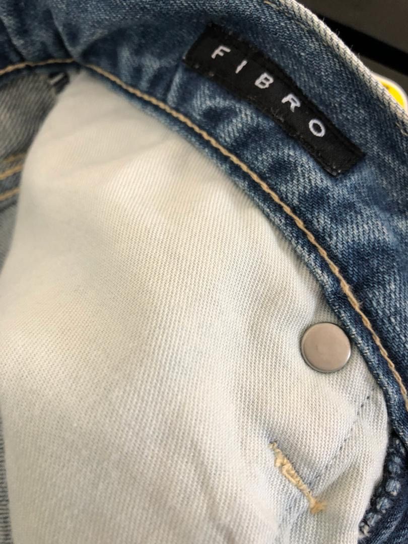 KURO Kuro Japan Fibro Knee Rips Distress Selvedge Skinny Jeans Size US 32 / EU 48 - 18 Thumbnail