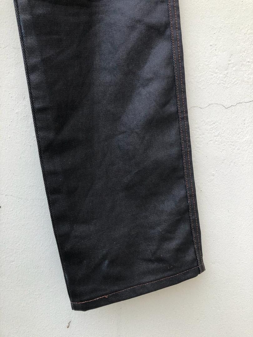 Jean Paul Gaultier Vintage Gaultier Jeans Made in Japan Dark Brown Coated Pant Size US 28 / EU 44 - 5 Thumbnail