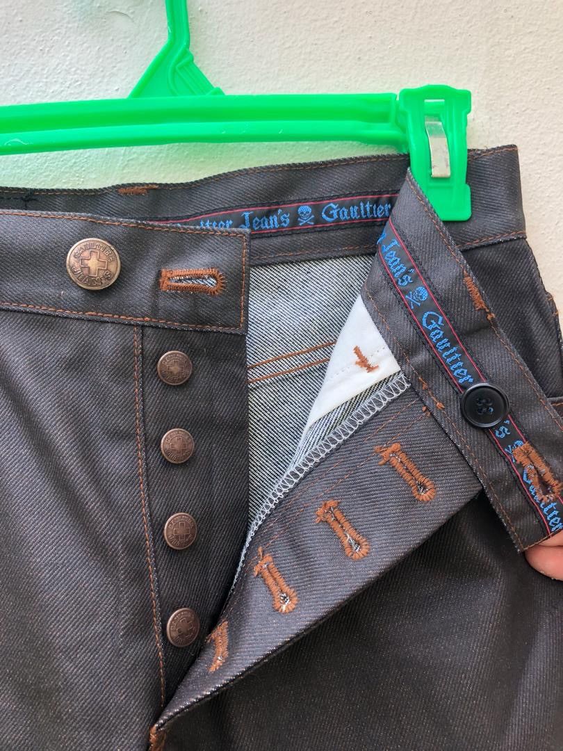 Jean Paul Gaultier Vintage Gaultier Jeans Made in Japan Dark Brown Coated Pant Size US 28 / EU 44 - 8 Thumbnail