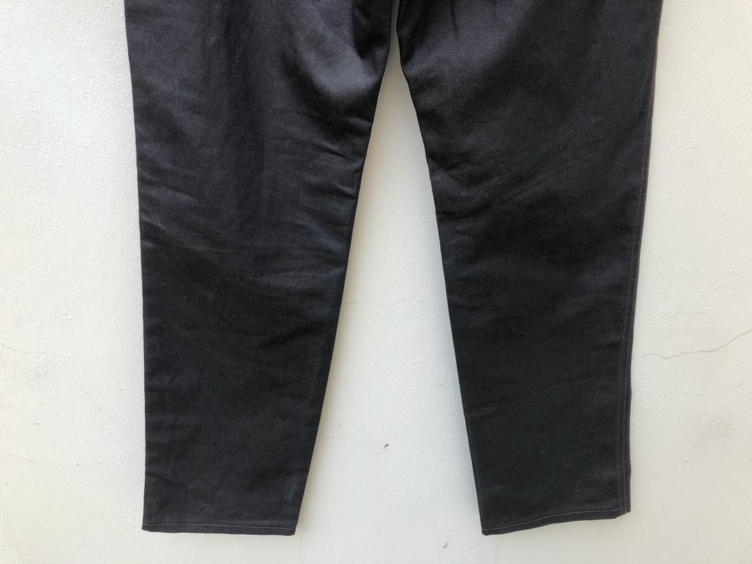 Jean Paul Gaultier Vintage Gaultier Jeans Made in Japan Dark Brown Coated Pant Size US 28 / EU 44 - 11 Thumbnail