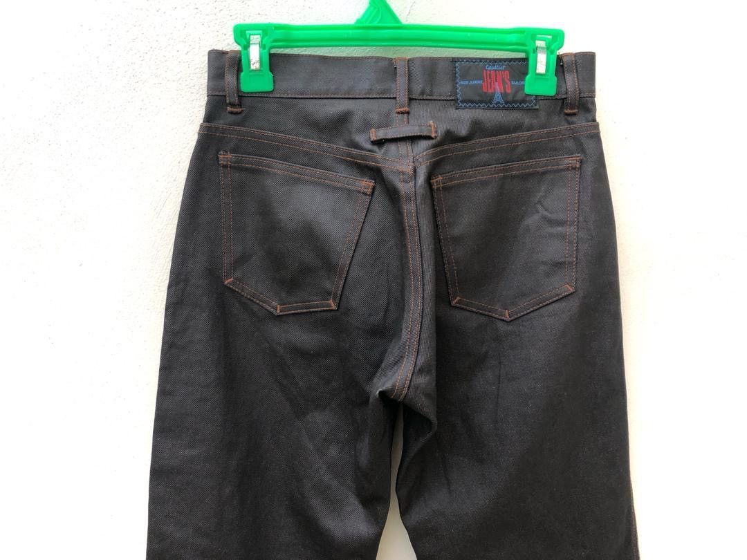 Jean Paul Gaultier Vintage Gaultier Jeans Made in Japan Dark Brown Coated Pant Size US 28 / EU 44 - 12 Thumbnail