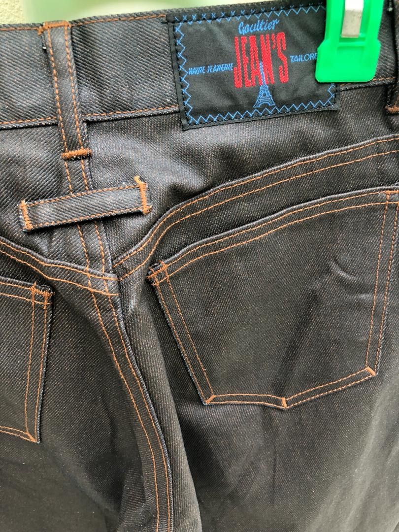 Jean Paul Gaultier Vintage Gaultier Jeans Made in Japan Dark Brown Coated Pant Size US 28 / EU 44 - 14 Thumbnail