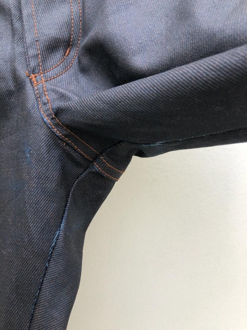 Jean Paul Gaultier Vintage Gaultier Jeans Made in Japan Dark Brown Coated Pant Size US 28 / EU 44 - 9 Thumbnail